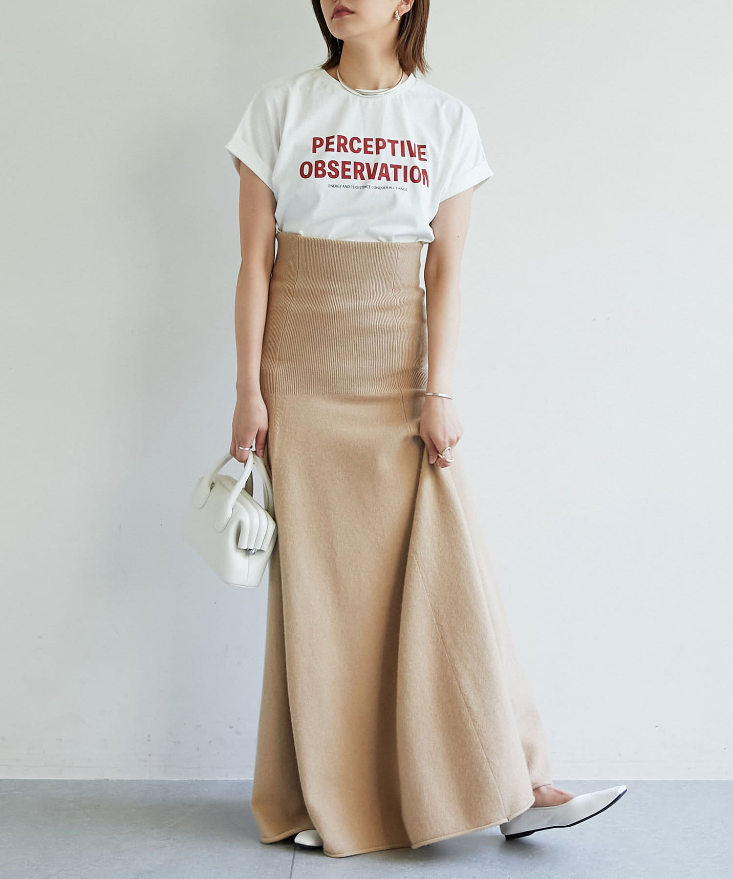未使用タグ付✨ガリャルダガランテ 名品 フレンチスリーブ カットソー Tシャツ フレンチスリーブグラフィックカットソー【オンラインストア限定