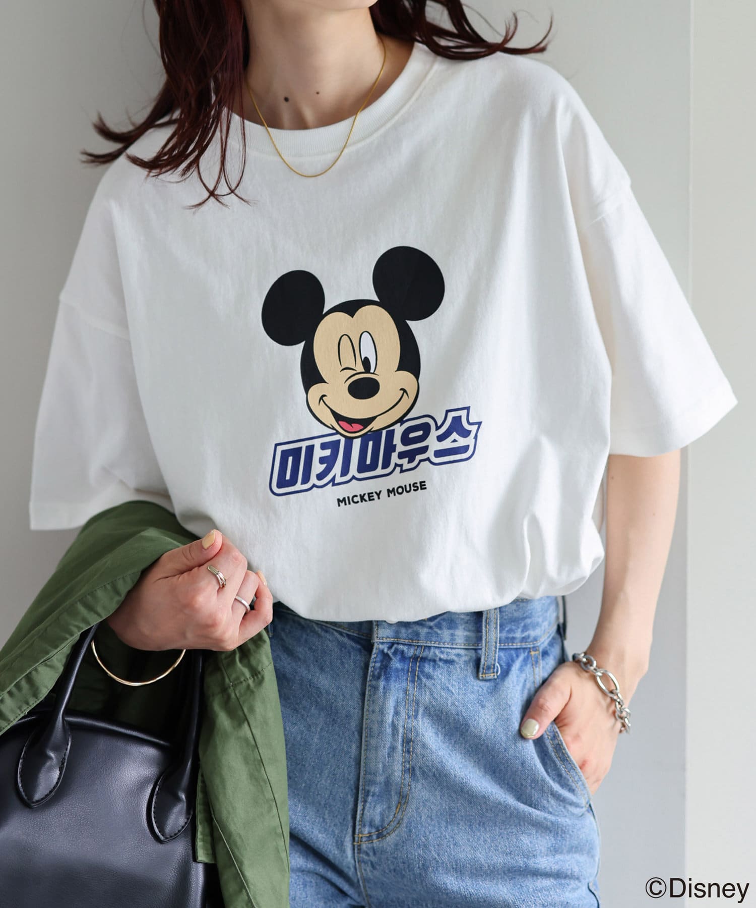 ミッキープリントtシャツ Web限定カラーあり Discoat ディスコート レディース Pal Closet パルクローゼット パルグループ公式ファッション通販サイト