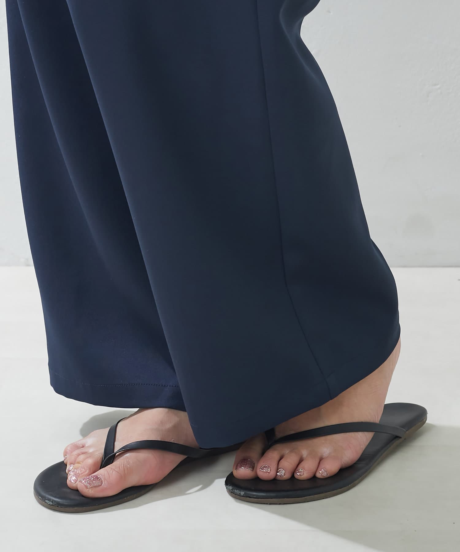 natural couture(ナチュラルクチュール) WEB限定/マリンワイドパンツ