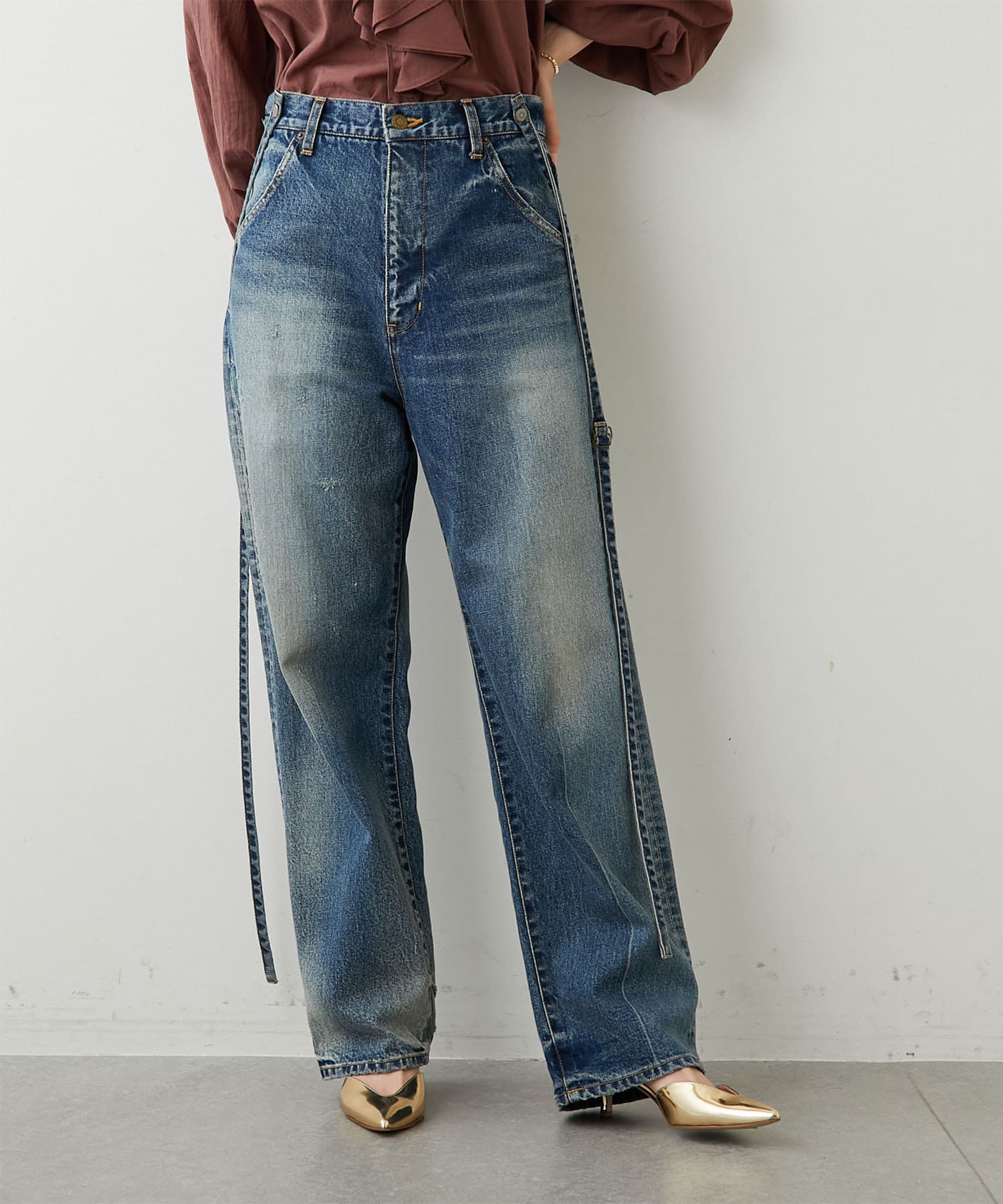 Whim Gazette DENIM ALL IN ONE ウィムガゼット - サロペット