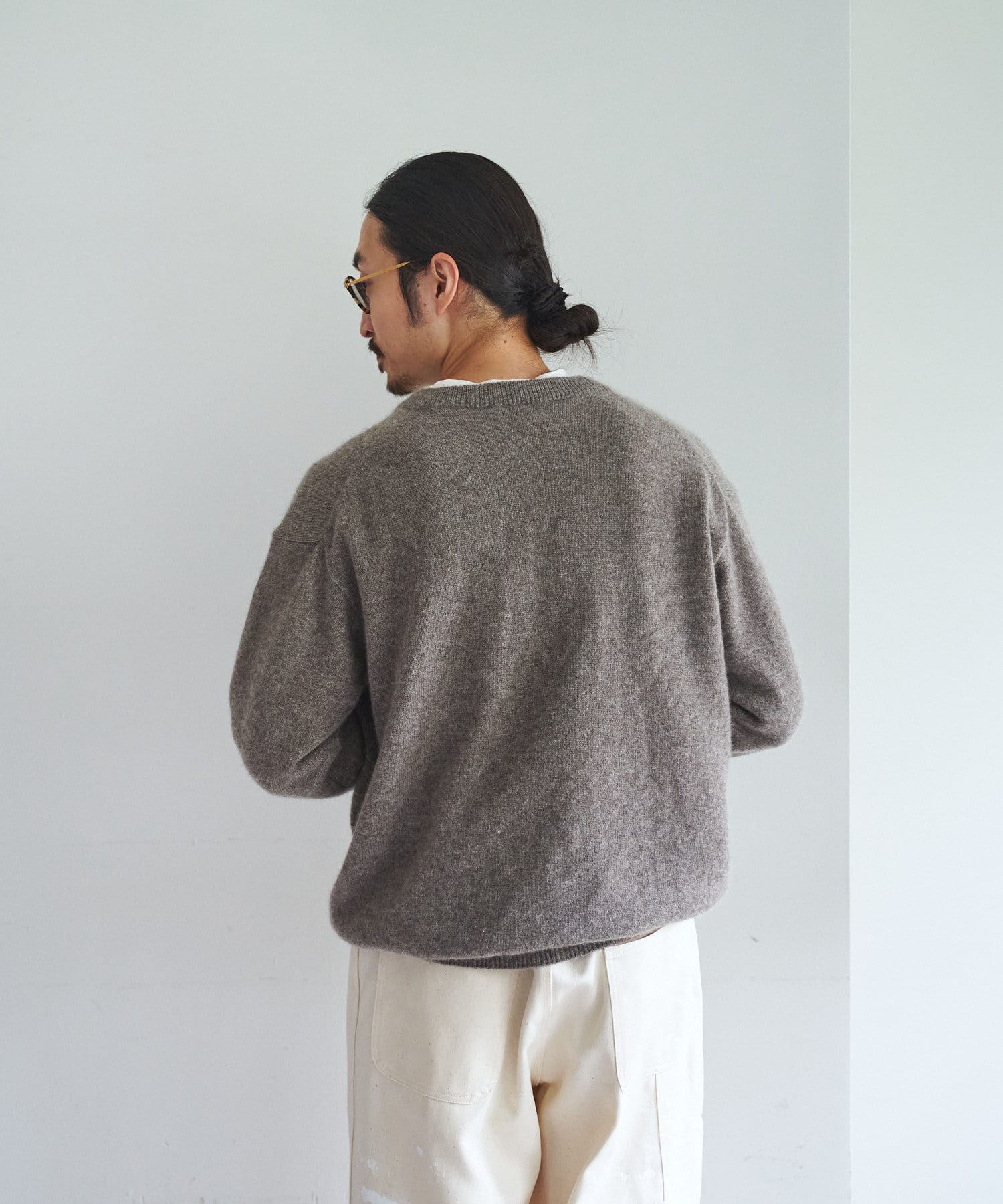 店内全品ﾎﾟｲﾝﾄ2倍!! PHLANNÈL Yak V-neck Knit - ニット/セーター