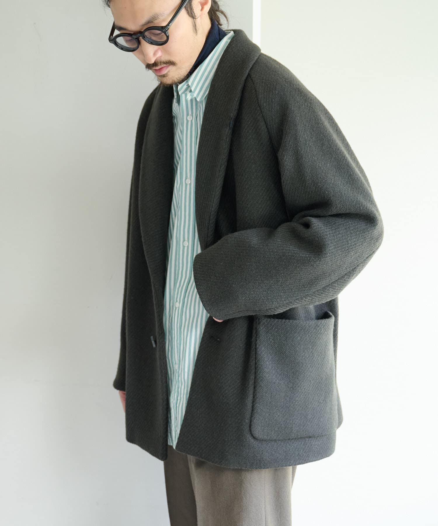 Phlannel / Wool Roving Twill Short Coat ジャケット/アウター その他