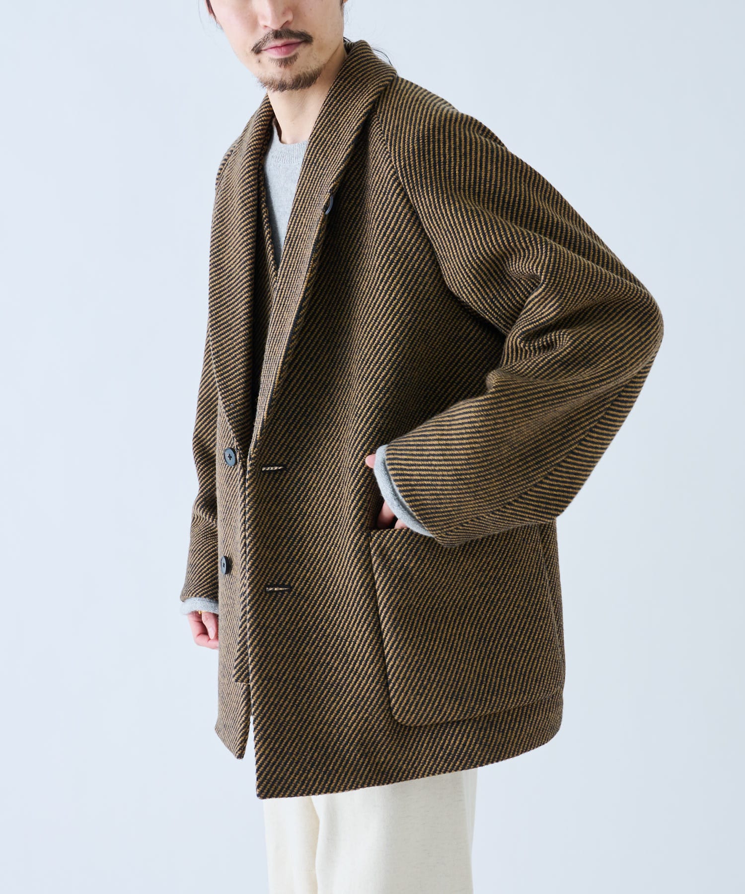 割引クーポン配布中!! Phlannel / Wool Roving Twill Short Coat