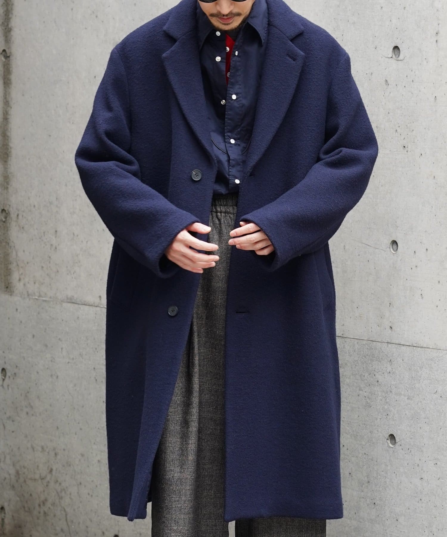 Phlannèl / Air Melton Chesterfield Coat | BLOOM&BRANCH(ブルーム