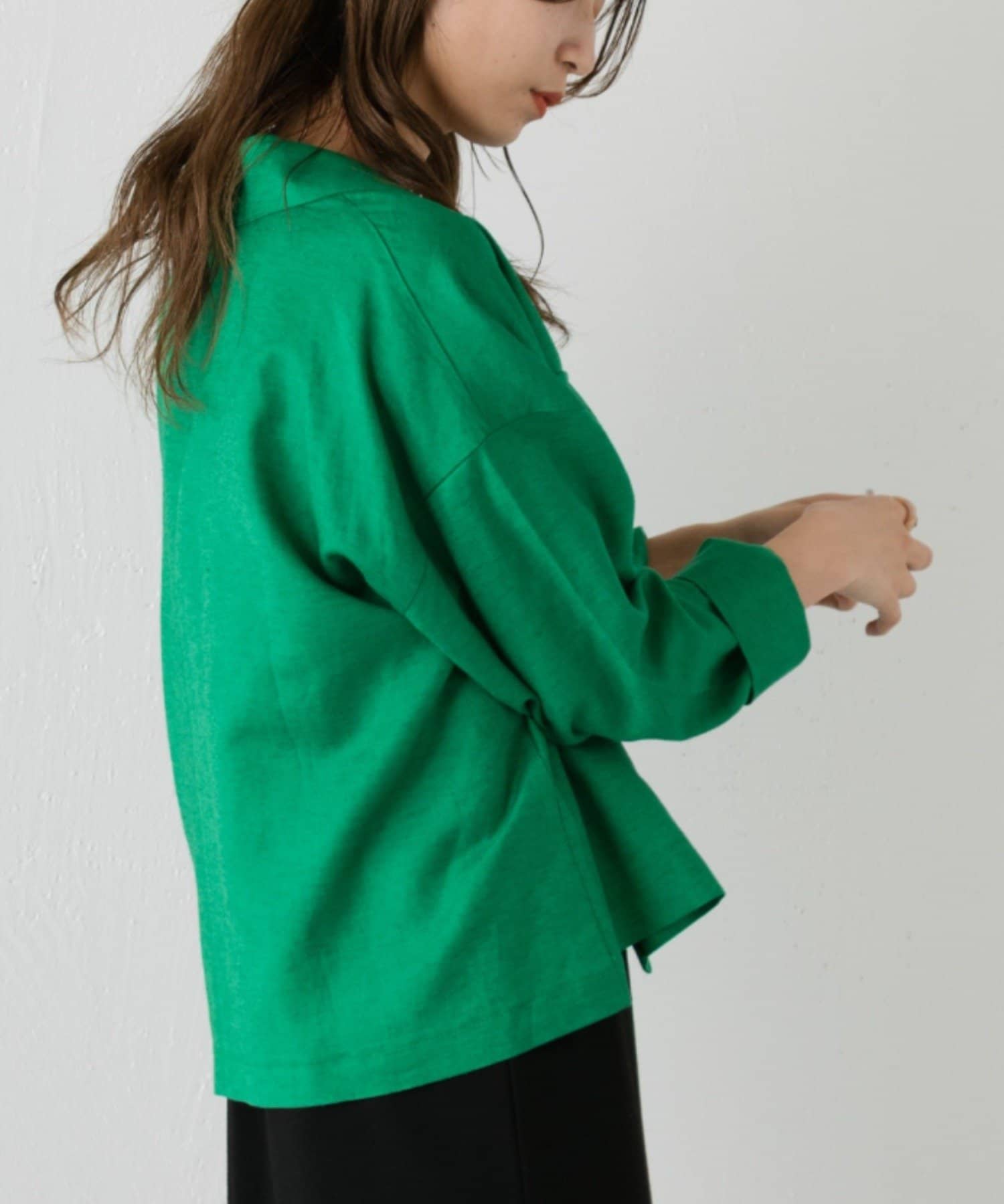 Kastane】【SETUP対応】リネンショートジャケット | OUTLET