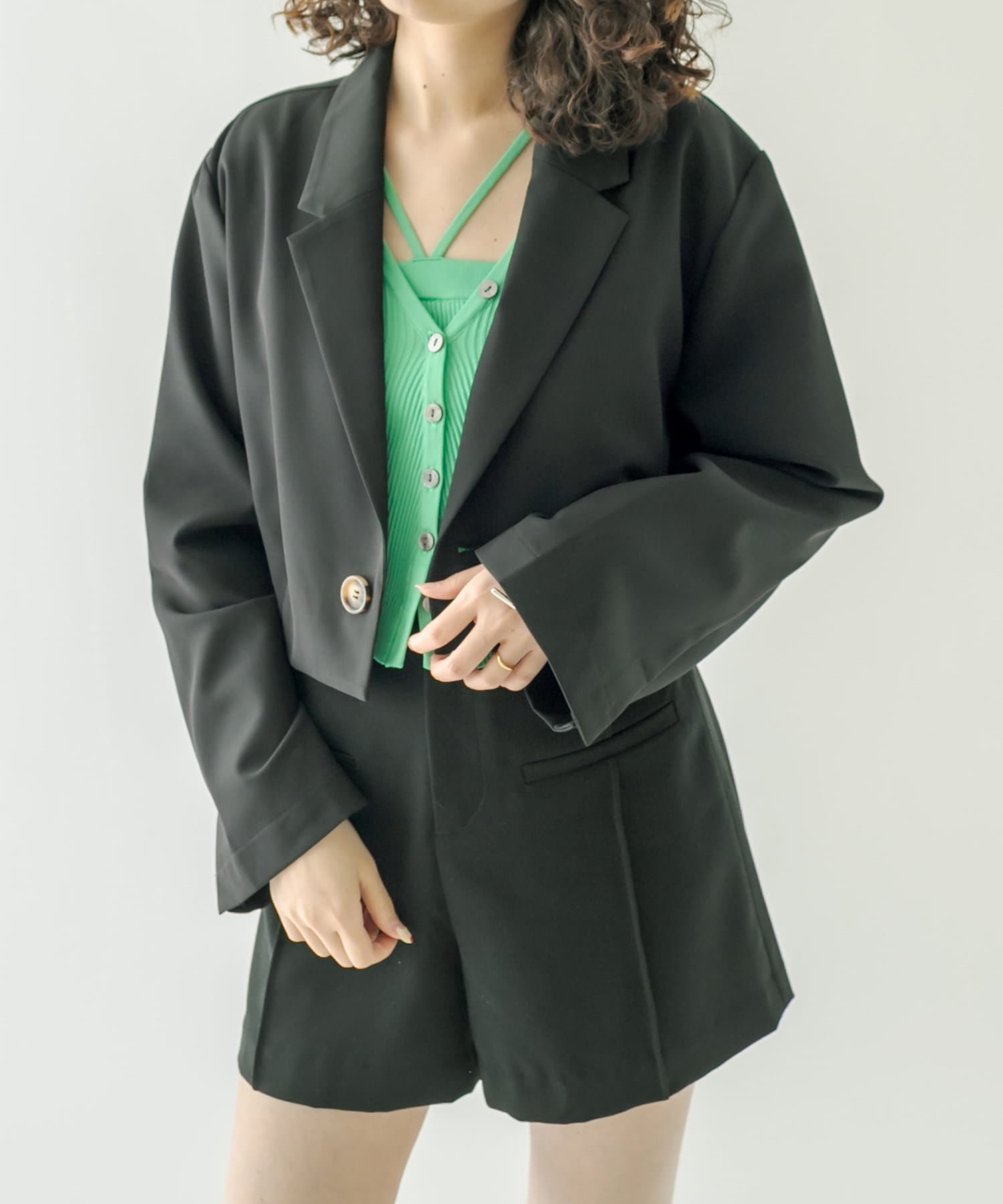 OUTLET(アウトレット) 【mystic】ハイウエストショートパンツ