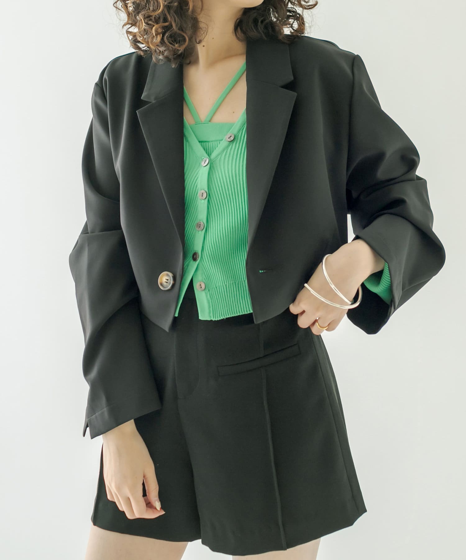 OUTLET(アウトレット) 【mystic】ハイウエストショートパンツ