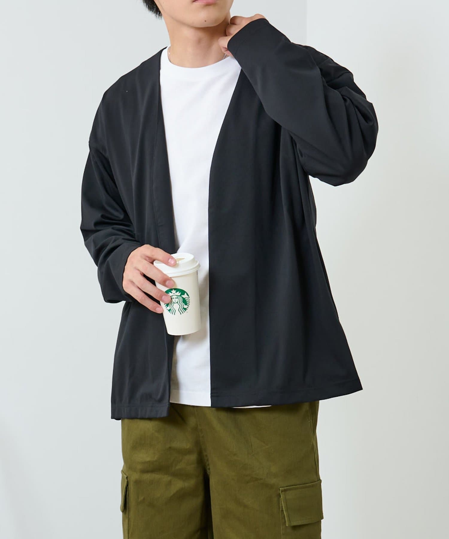 最も優遇 2139 紺 ネイビー Colony コロニー Sサイズ カーディガン メンズ カーディガン