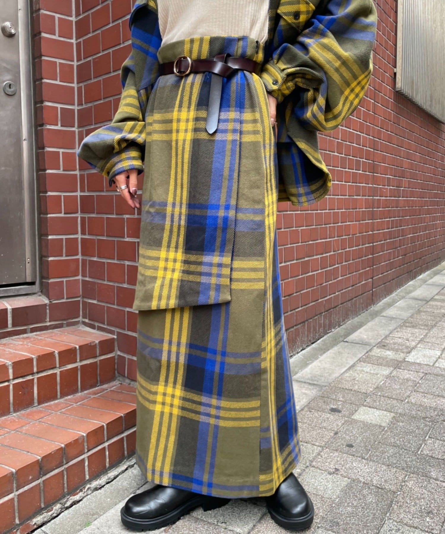 【BIG MAC】別注ネルチェックラップスカート | CIAOPANIC(チャオ
