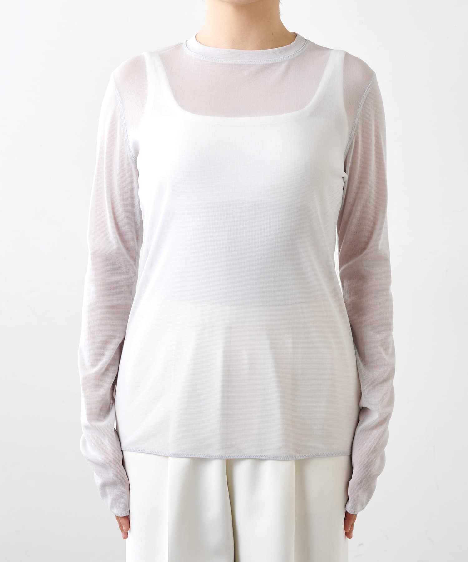 Whim Gazette(ウィム ガゼット) 【La nature linge】シアーチュールプルオーバー