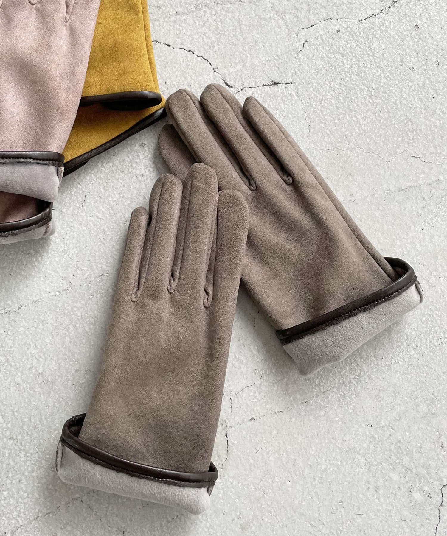 パイピングスエードグローブ Discoat ディスコート レディース Pal Closet パルクローゼット パルグループ公式ファッション通販サイト