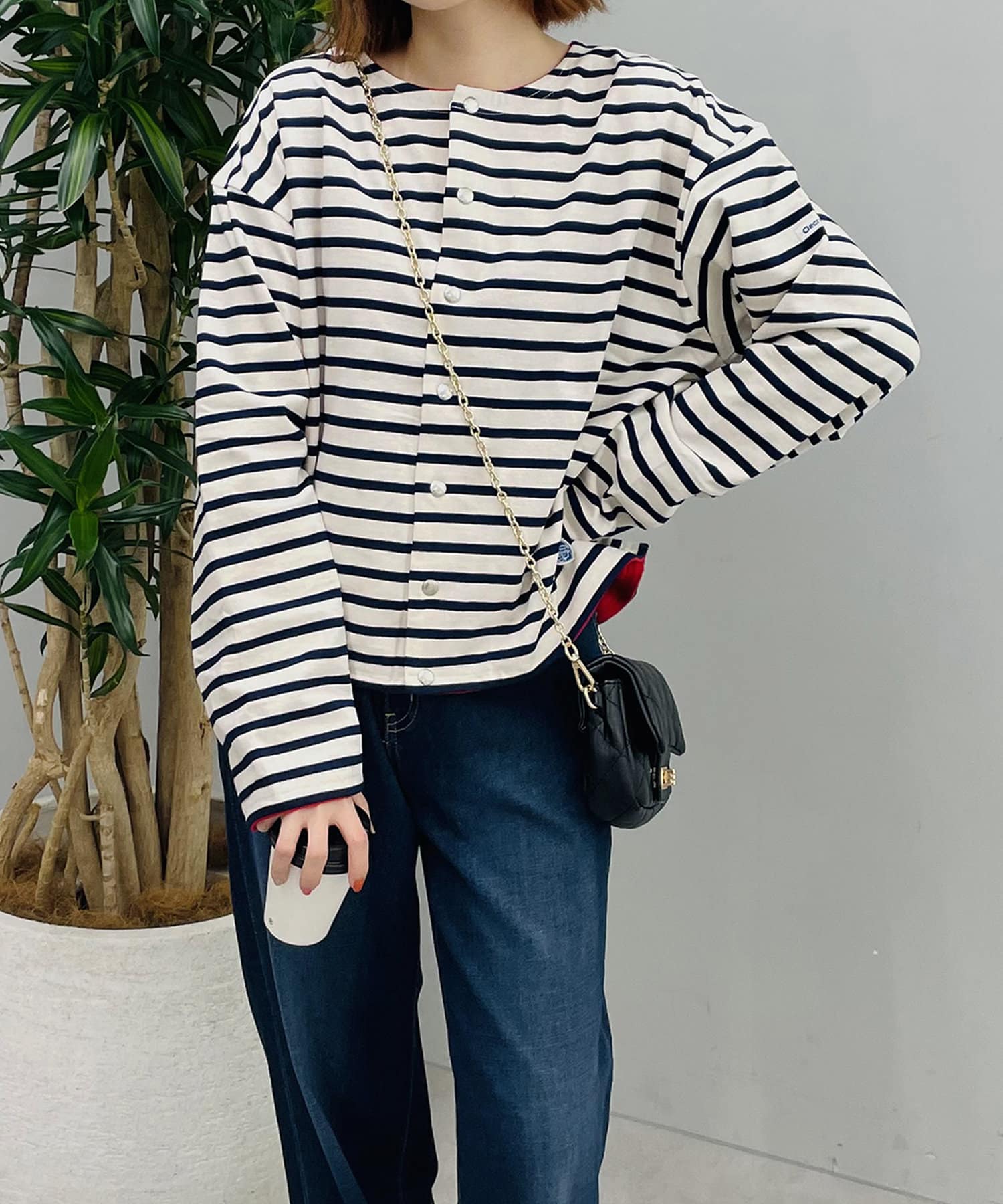 un dix cors(アンディコール) 【ORCIVAL（オーシバル）】フリースカーディガン