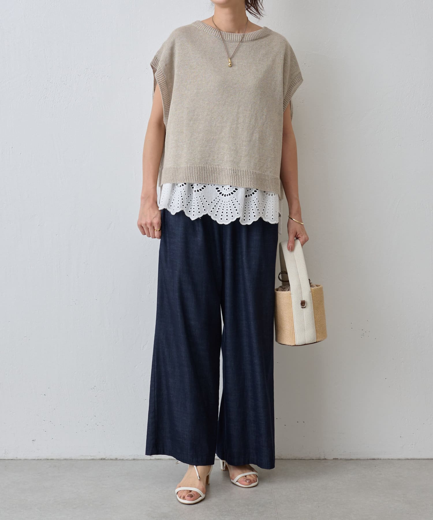 3サイズ展開》ウエストリブテンセルデニムパンツ | BEARDSLEY ...