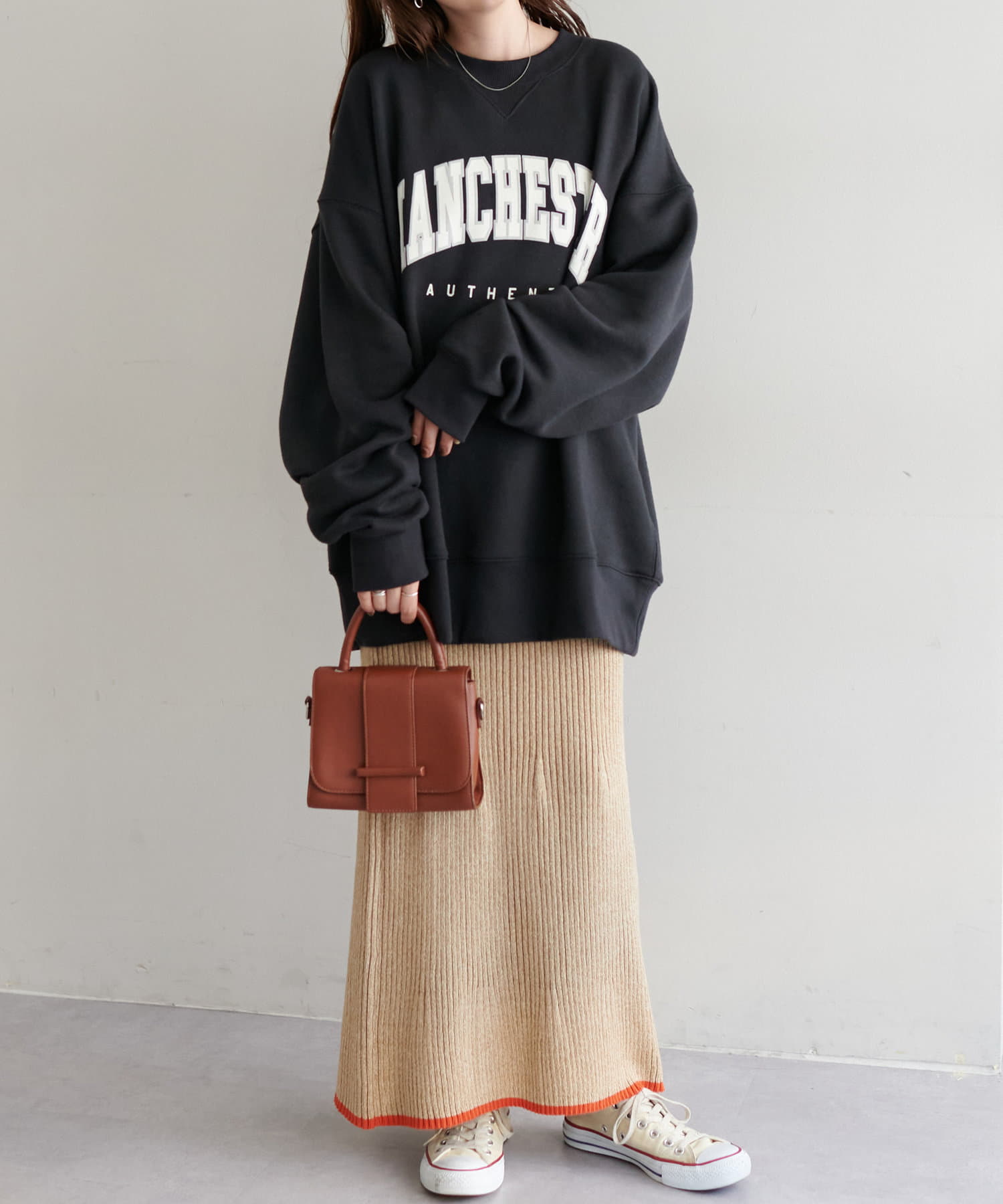 リブニットラインロングスカート Discoat ディスコート レディース Pal Closet パルクローゼット パルグループ公式ファッション通販サイト