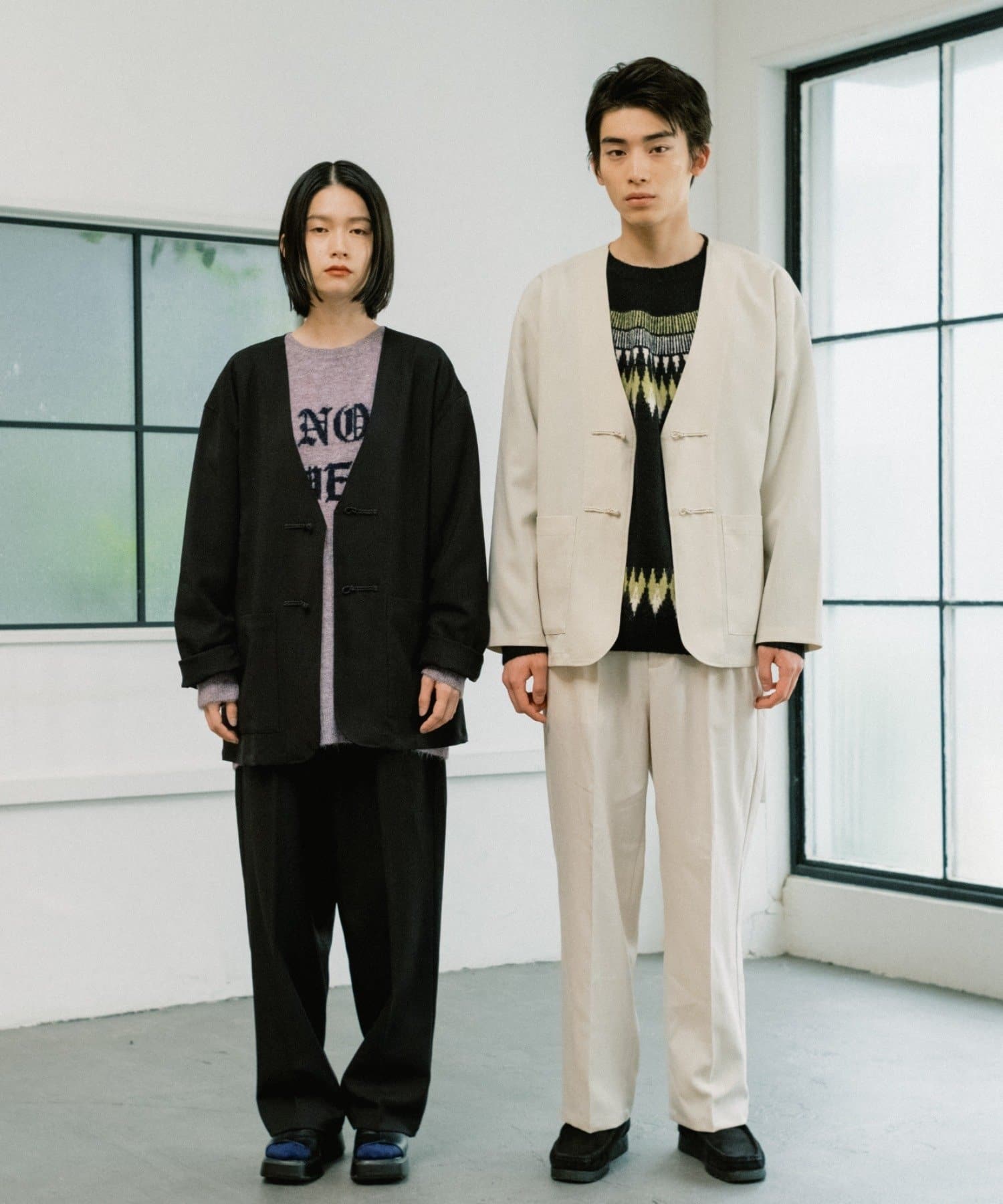 WHIMSIC】TWO TUCK EASY SLACKS | Kastane(カスタネ)レディース