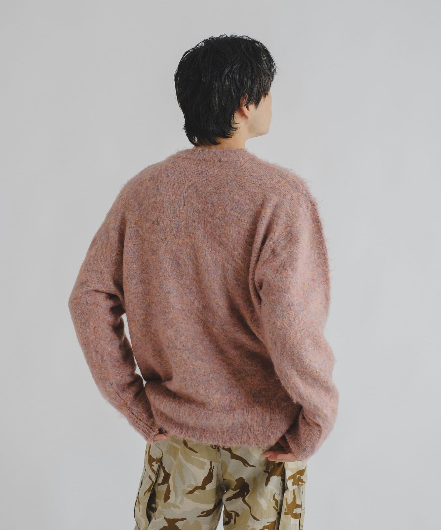 Kastane(カスタネ) 【WHIMSIC】MIX SHAGGY KNIT PULLOVER