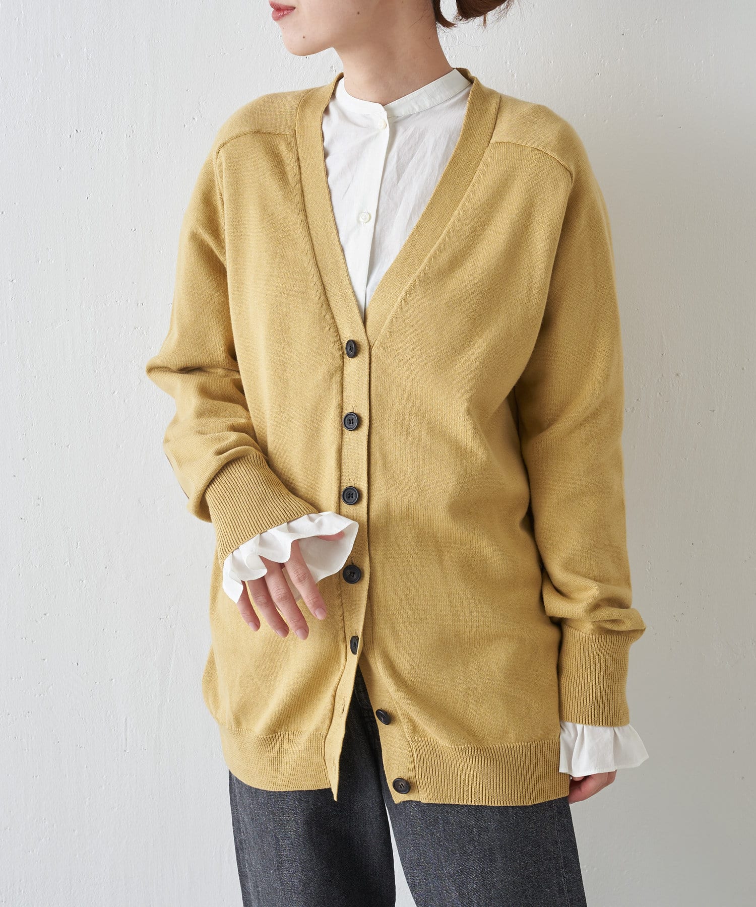 elbow patch mens cardigan