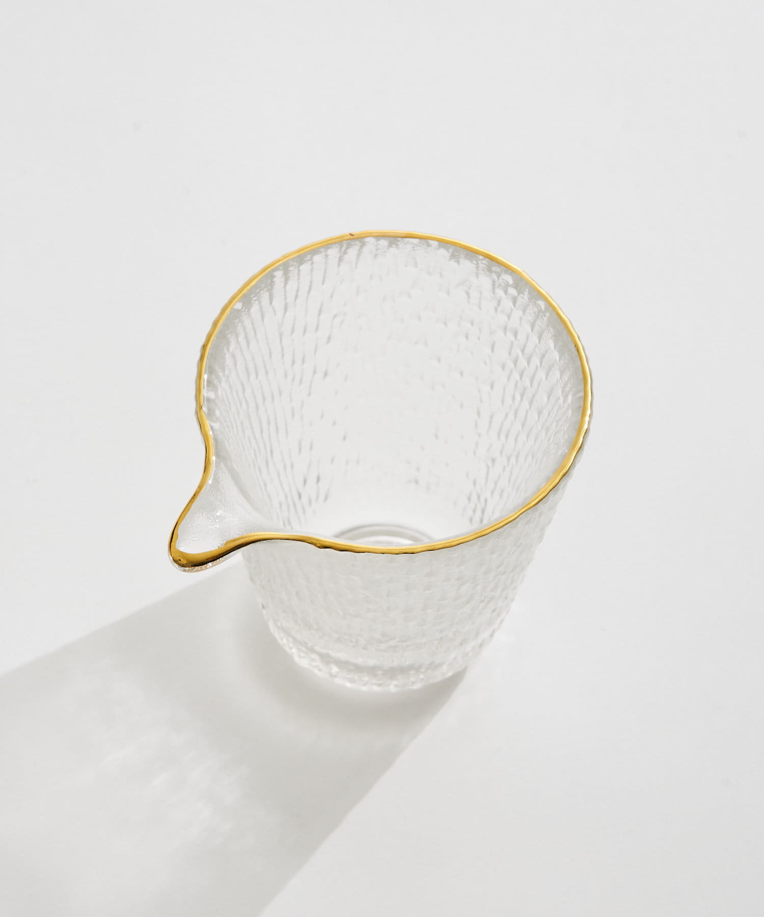 ゴールドリムリップル片口グラス | salut!(サリュ)ライフスタイル | PAL CLOSET(パルクローゼット) -  パルグループ公式ファッション通販サイト