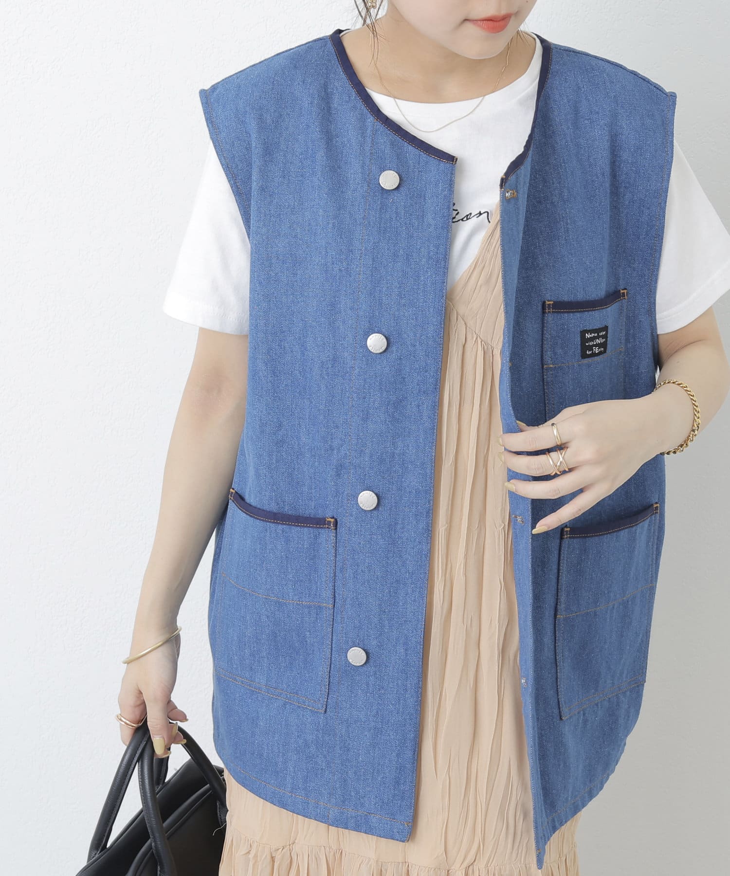 NUNIFE】デニムベスト | NICE CLAUP / OLIVE des OLIVE OUTLET(ナイ