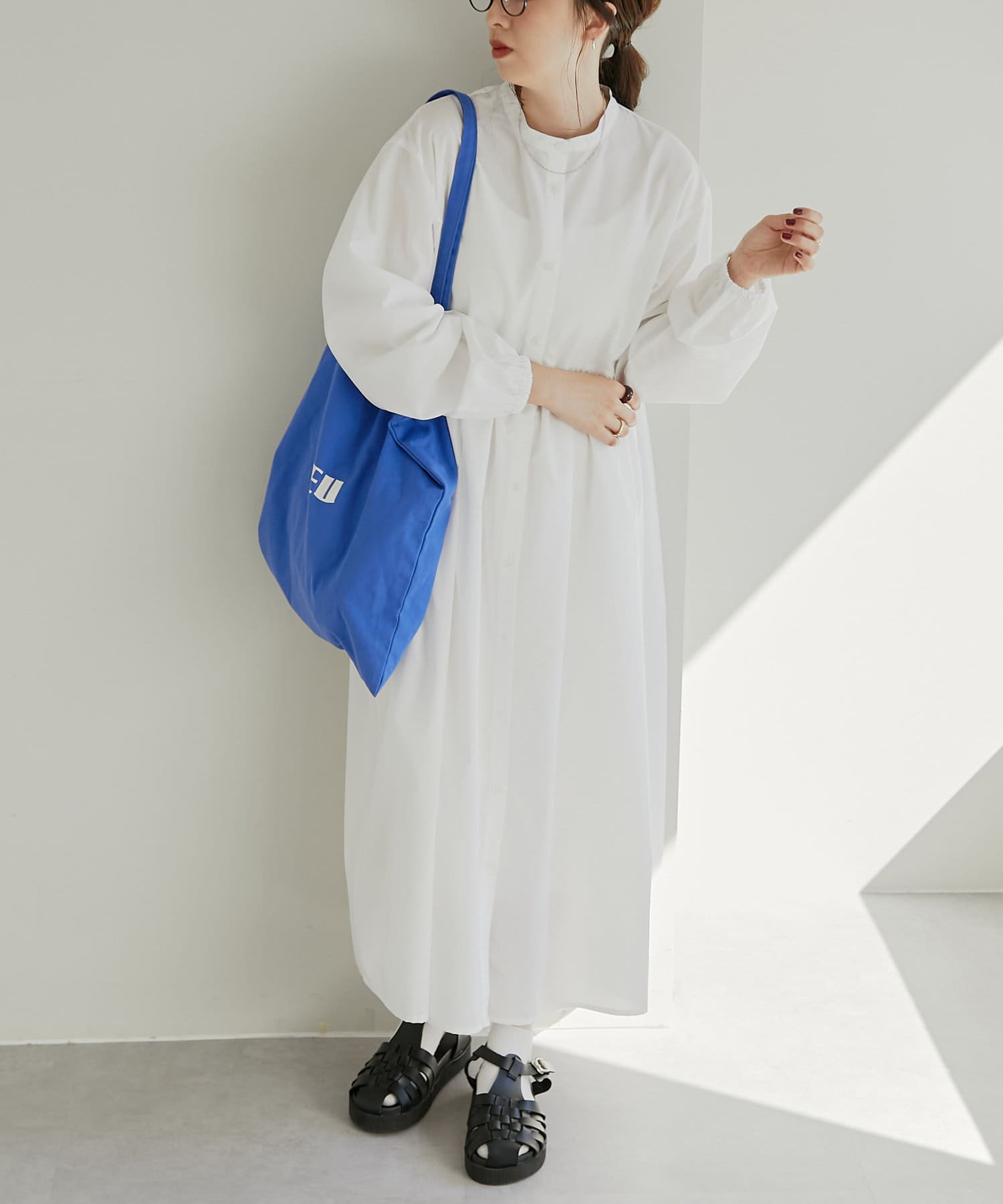 Web限定 ブロードギャザーワンピース Discoat ディスコート レディース Pal Closet パルクローゼット パルグループ公式ファッション通販サイト