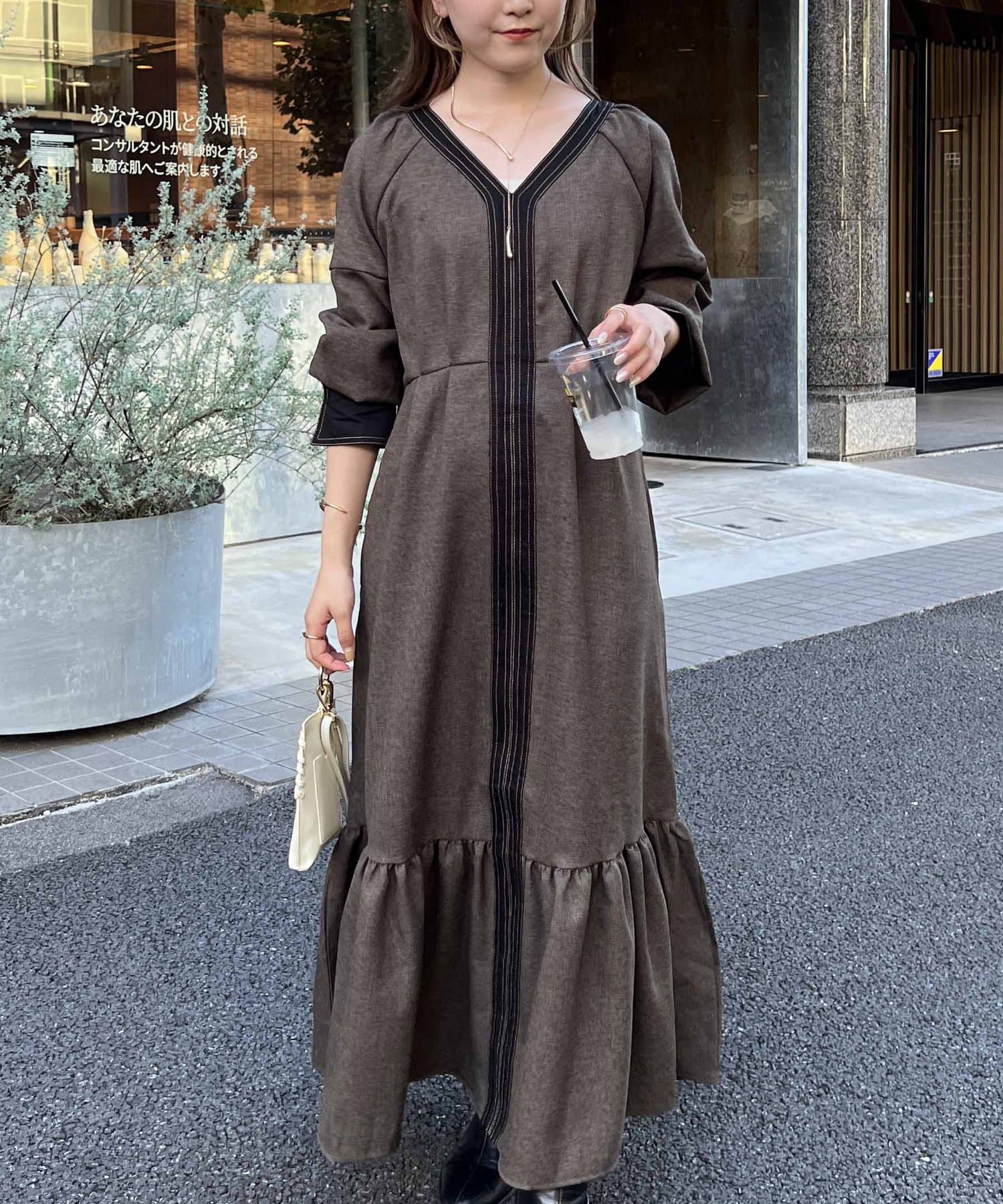 日本買取 agawd アガウド コードキャミワンピース - スカート