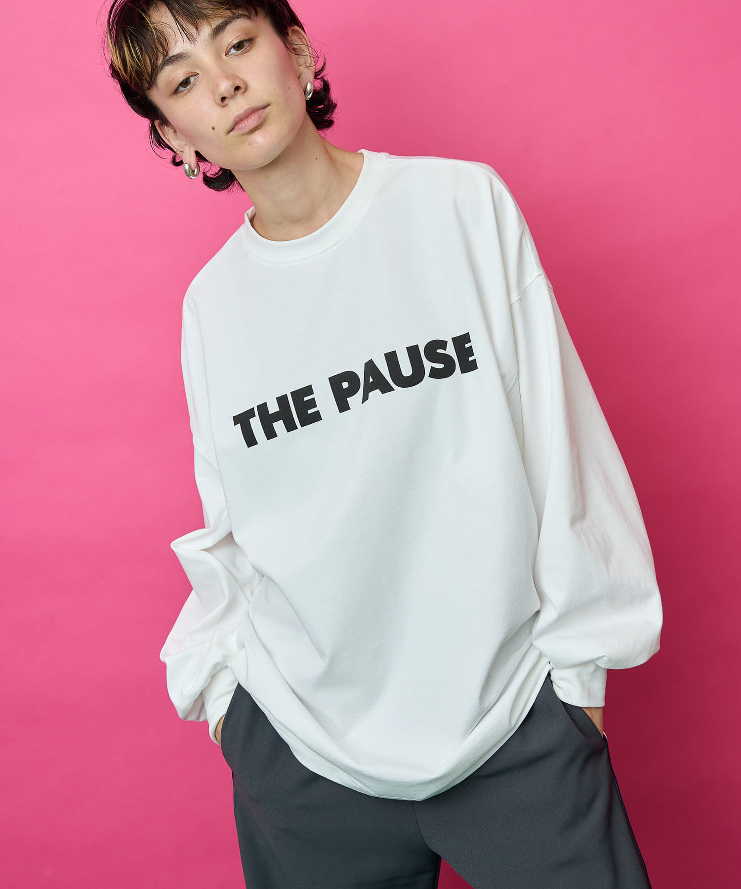 THE PAUSE】THE PAUSEロングスリーブTシャツ | Whim Gazette(ウィム