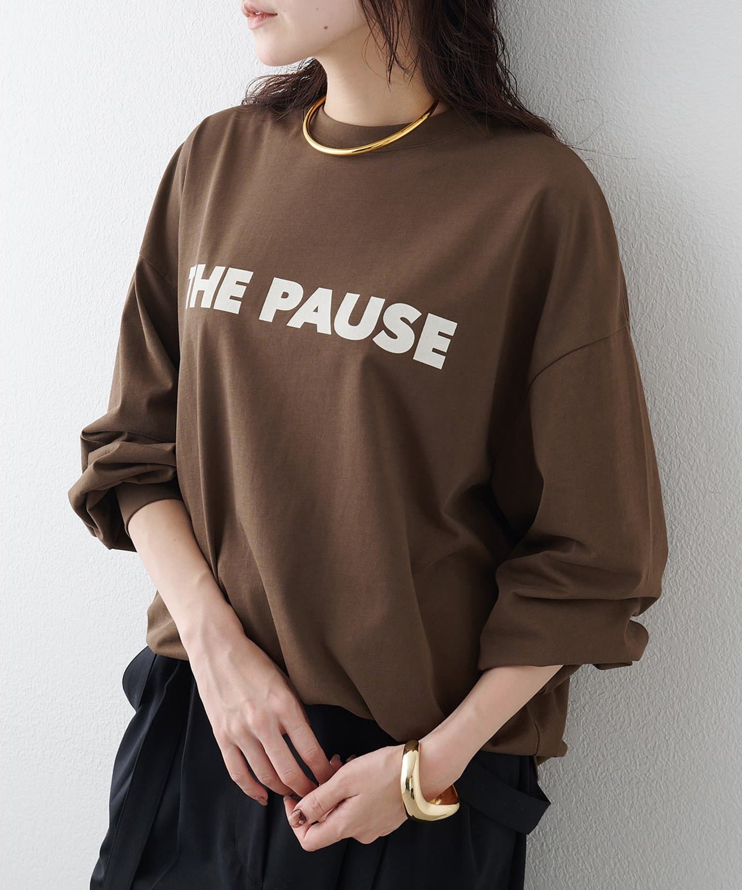 Whim Gazette(ウィム ガゼット) ＜一部店舗＆WEB限定カラーあり＞【THE PAUSE】THE PAUSEロングスリーブTシャツ
