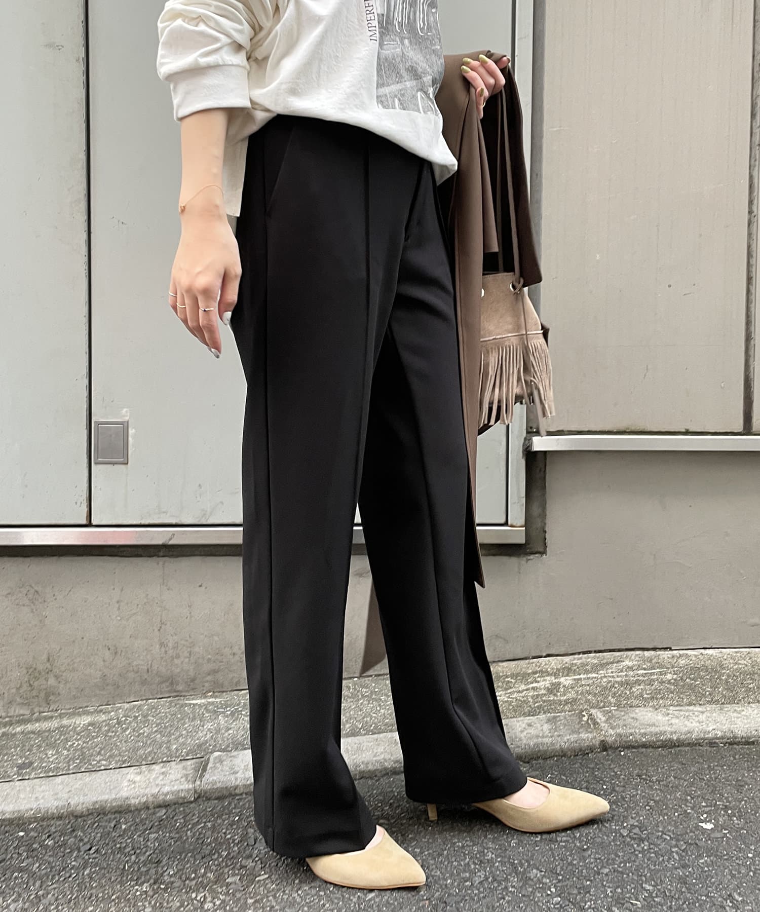 爆買いセール 新品 未使用 LoungeDress タックジョーゼットパンツ ilam.org