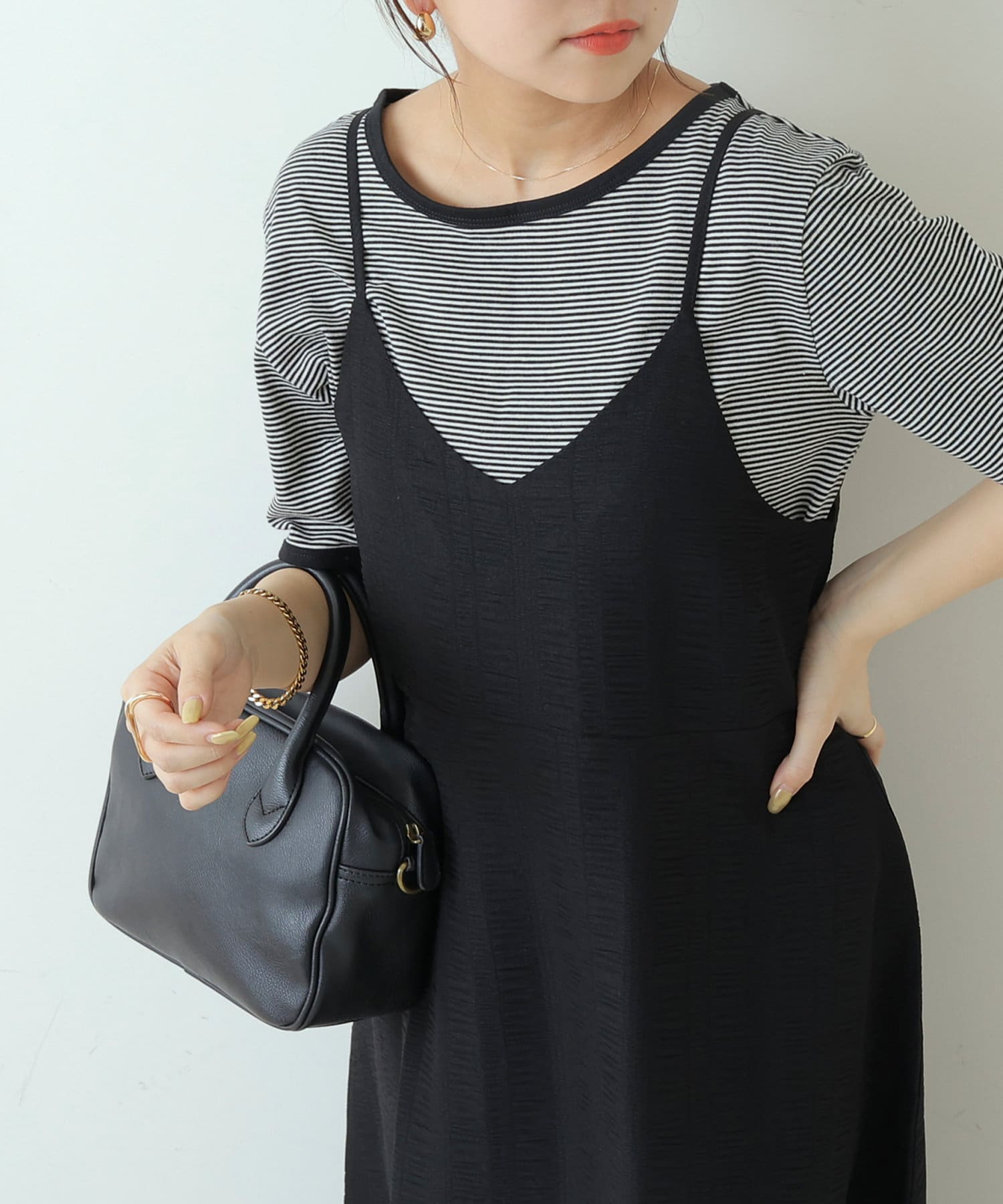細ボーダーリンガーT | NICE CLAUP / OLIVE des OLIVE OUTLET(ナイ