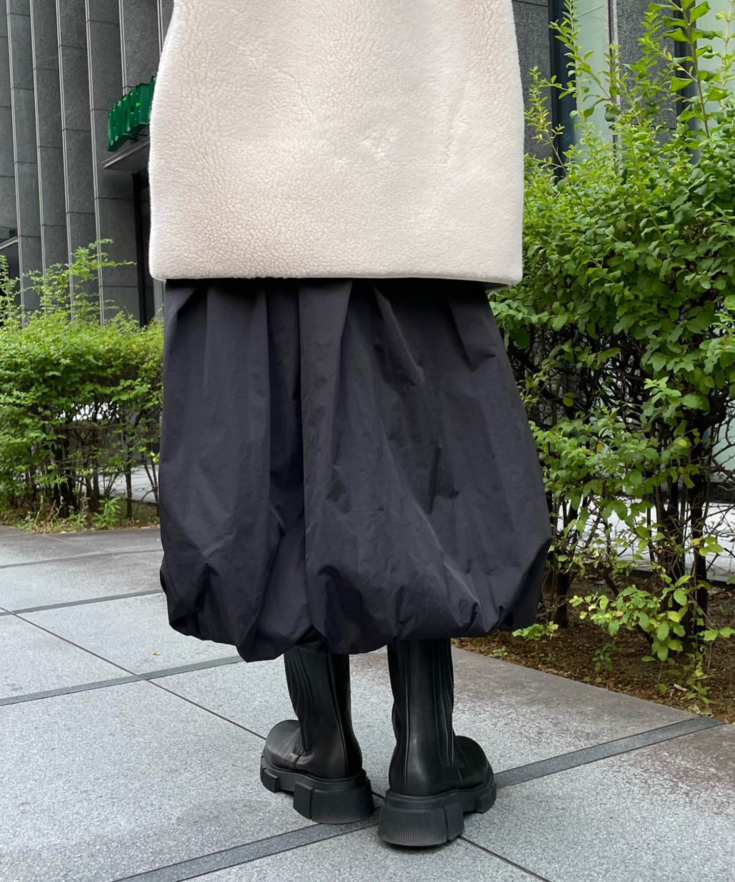 在庫有り お買い得 SHETokyo タフタ バルーンスカート スカート | www