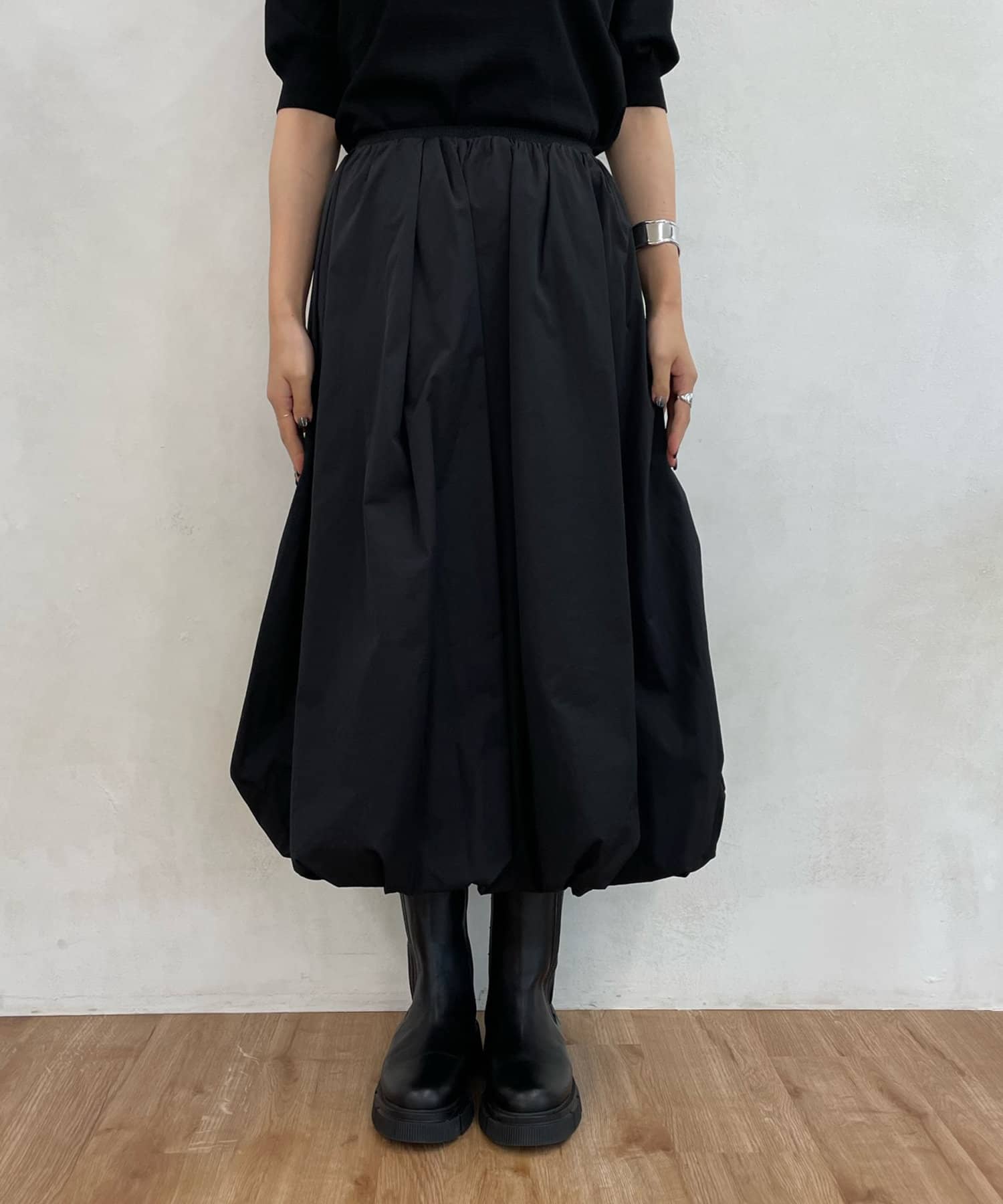 SHETokyo タフタ バルーンスカート スカート-