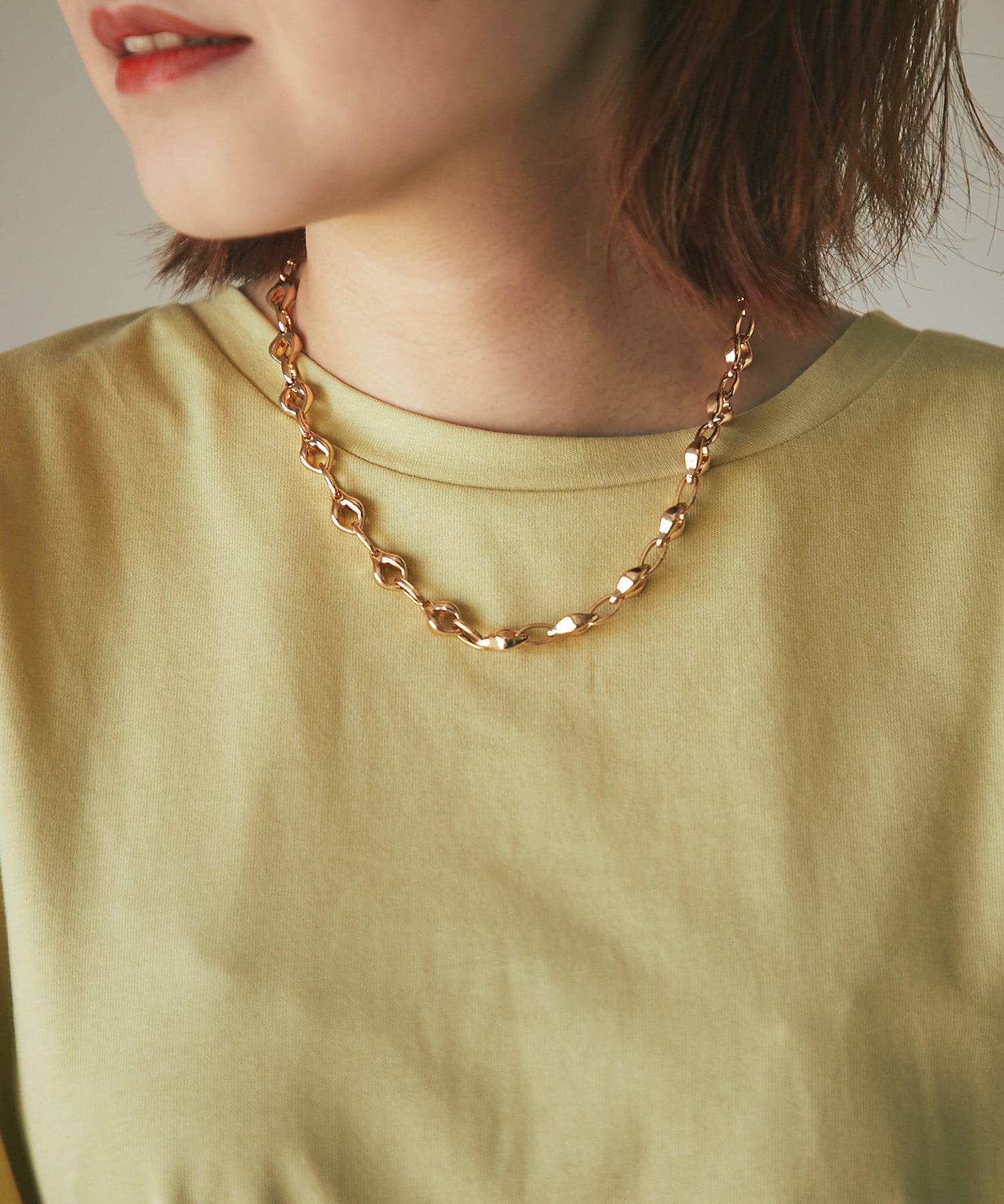 un dix cors(アンディコール) 【GOLDY（ゴールディ）】チェーンショートネックレス