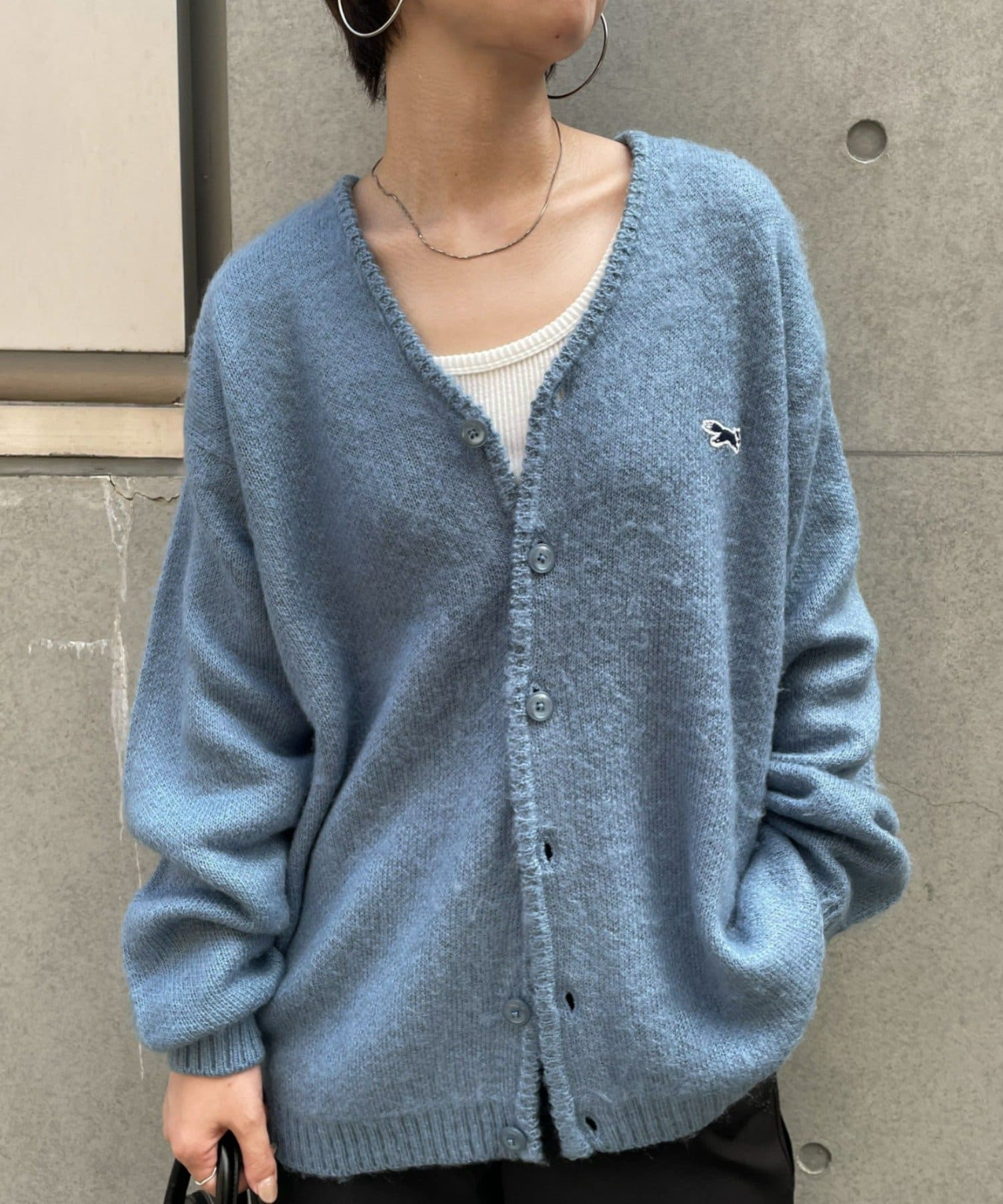 500円引きクーポン】 22AW STUSSY SHAGGY CARDIGAN カーディガン tdh