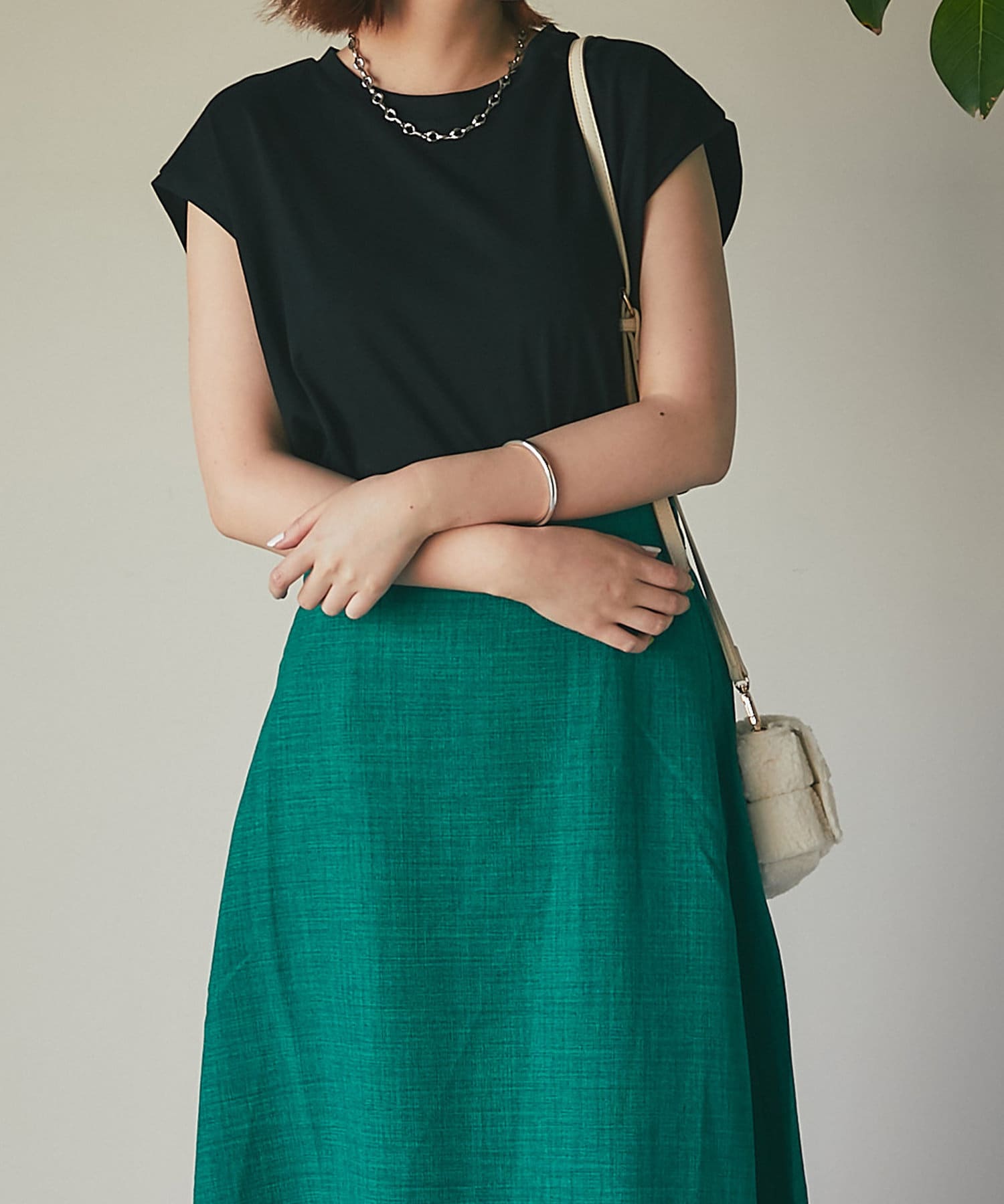 un dix cors(アンディコール) 【長く愛用できる着回しアイテム】ラウンドヘムフレンチカットソー