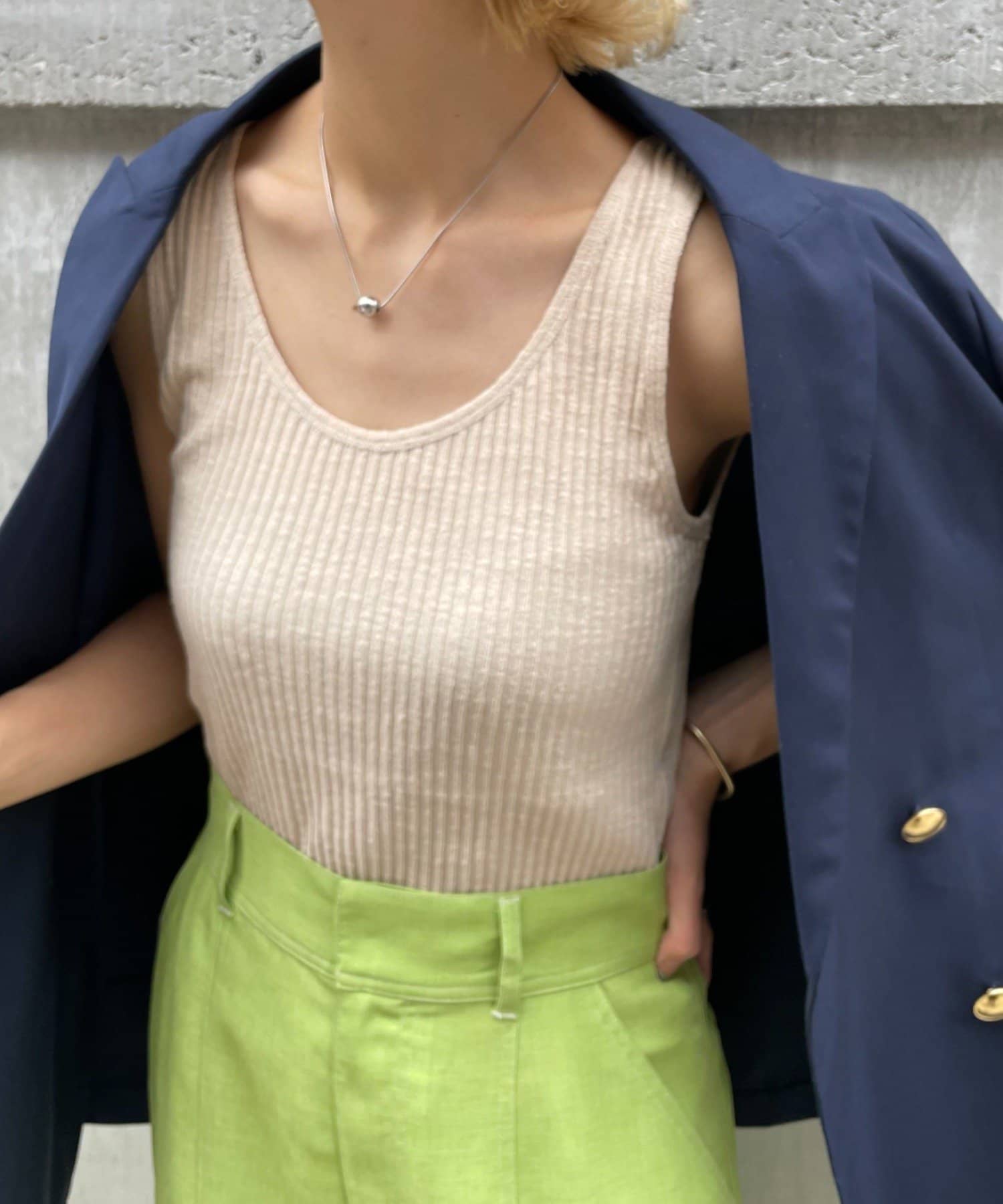 ボディラインが締まって見える スラブリブインナータンク Ciaopanic チャオパニック レディース Pal Closet パルクローゼット パルグループ公式ファッション通販サイト