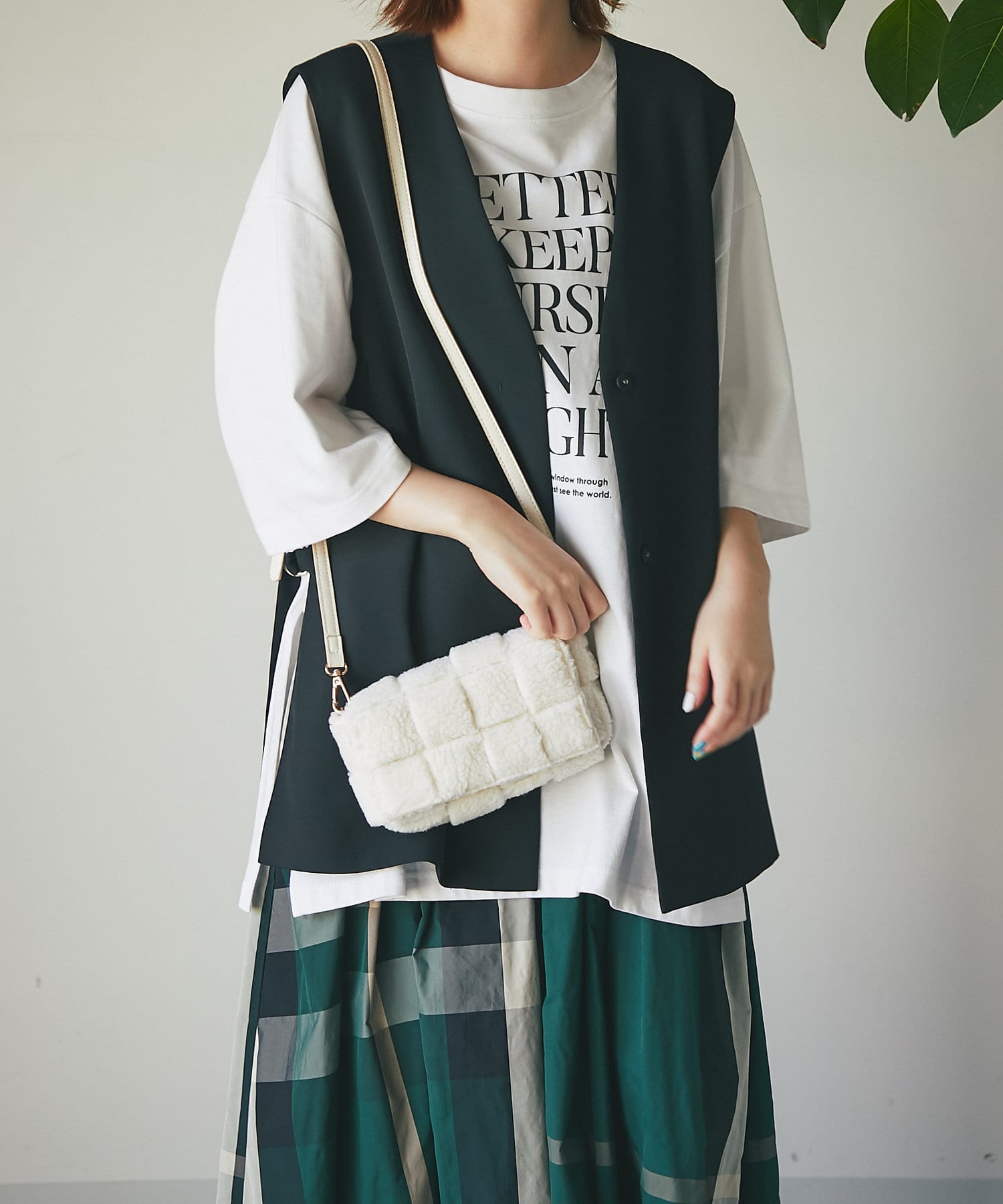 un dix cors(アンディコール) 【オトナ可愛い】ミニボアショルダー