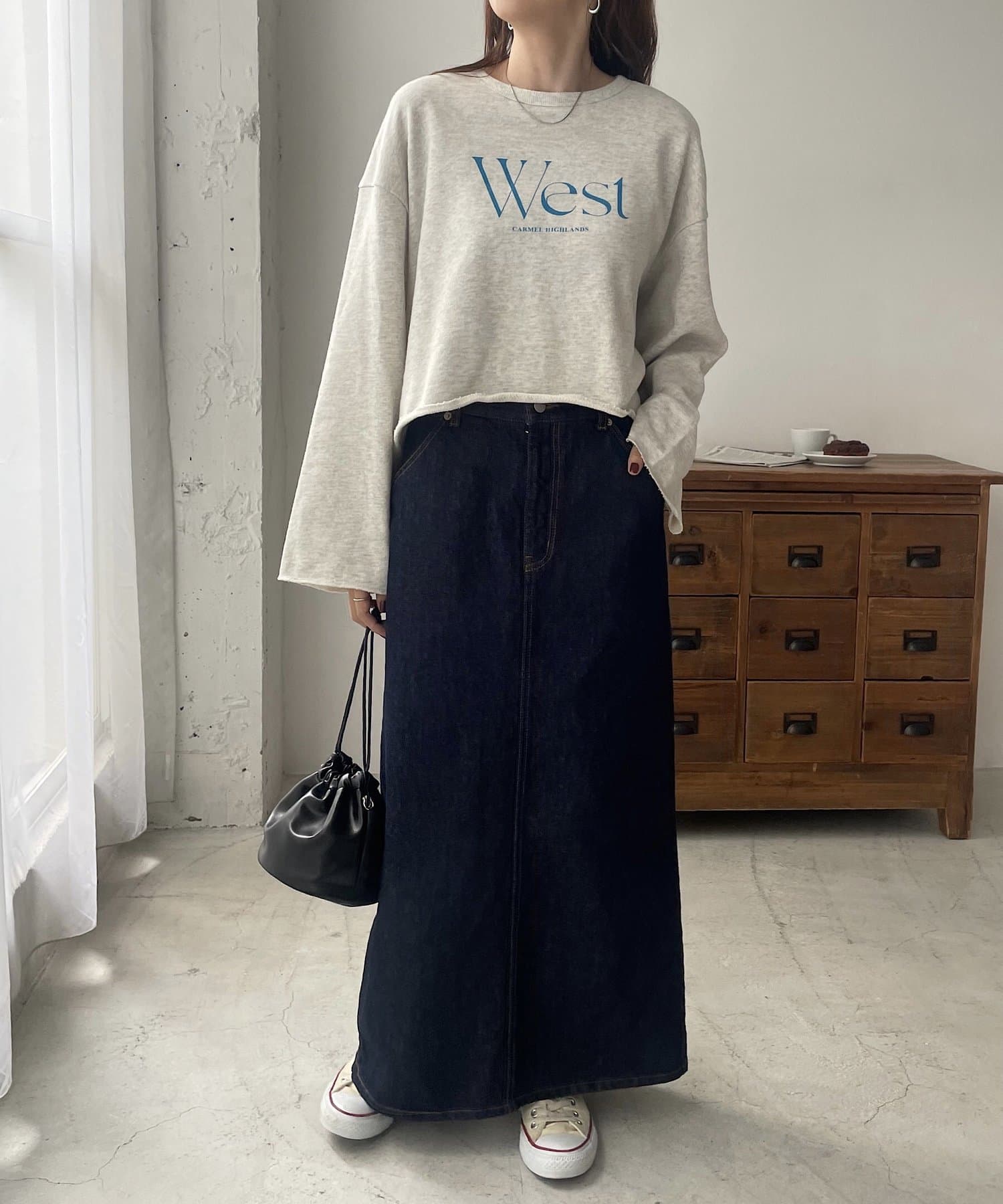 ロゴカットオフショート丈スウェット Discoat ディスコート レディース Pal Closet パルクローゼット パルグループ公式ファッション通販サイト