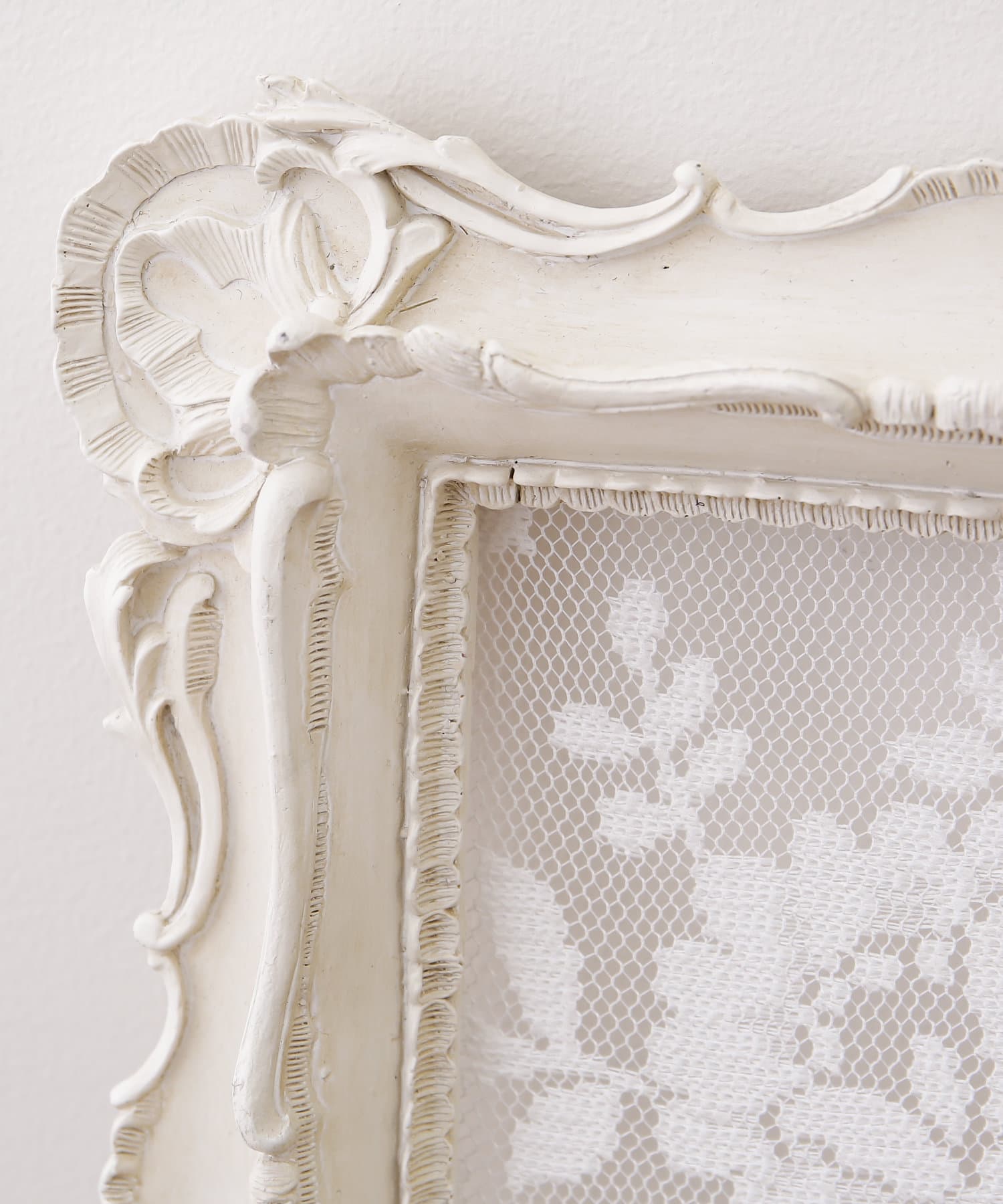 レースインテリアフレーム（ホワイト） | salut!(サリュ)ライフ