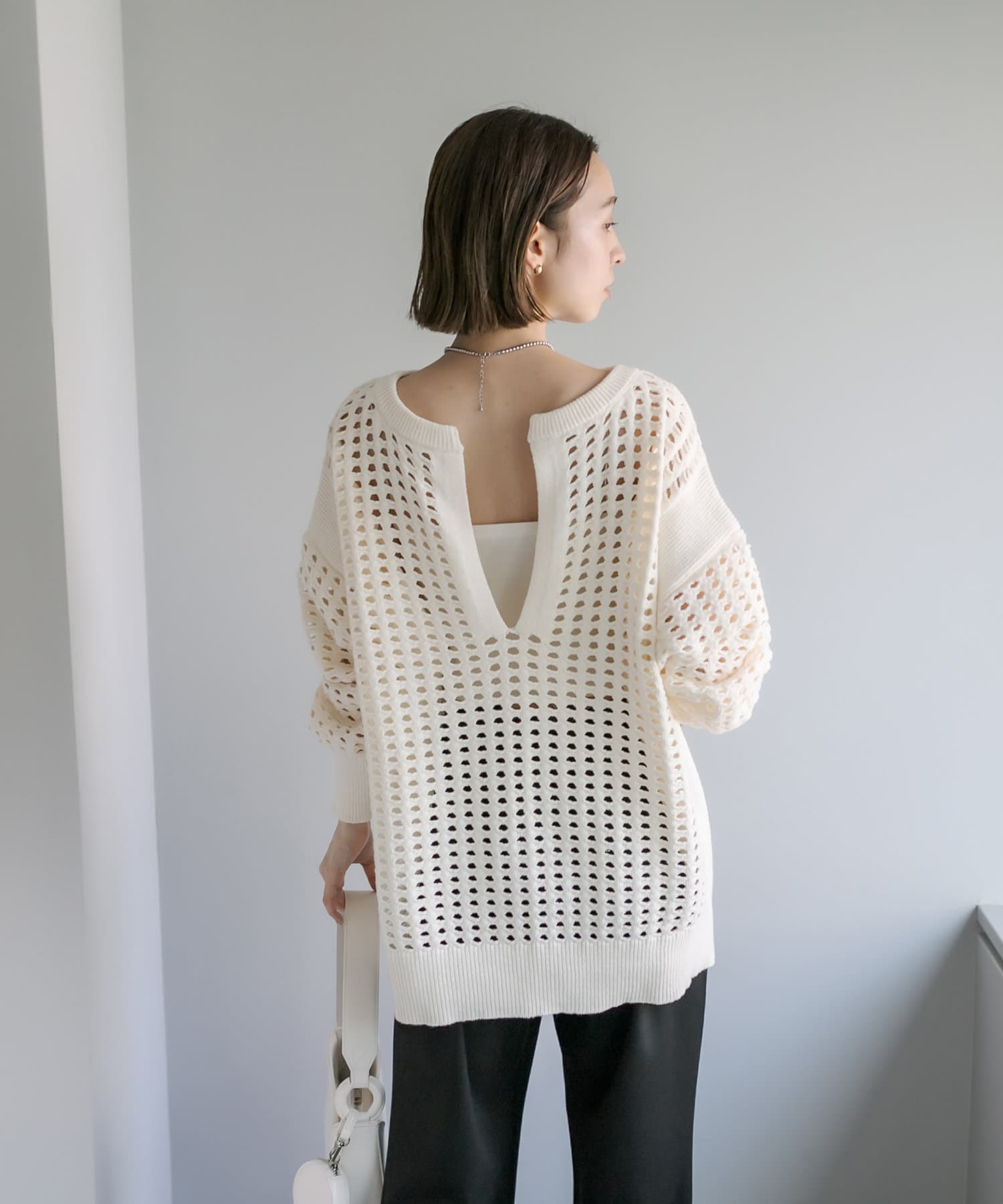 スキッパーメッシュニット | mystic(ミスティック)レディース | PAL CLOSET(パルクローゼット) - パルグループ公式ファッション通販サイト スキッパーメッシュニット | mystic(ミスティック)レディース | PAL CLOSET(パルクローゼット) - パルグループ公式ファッション通販サイト