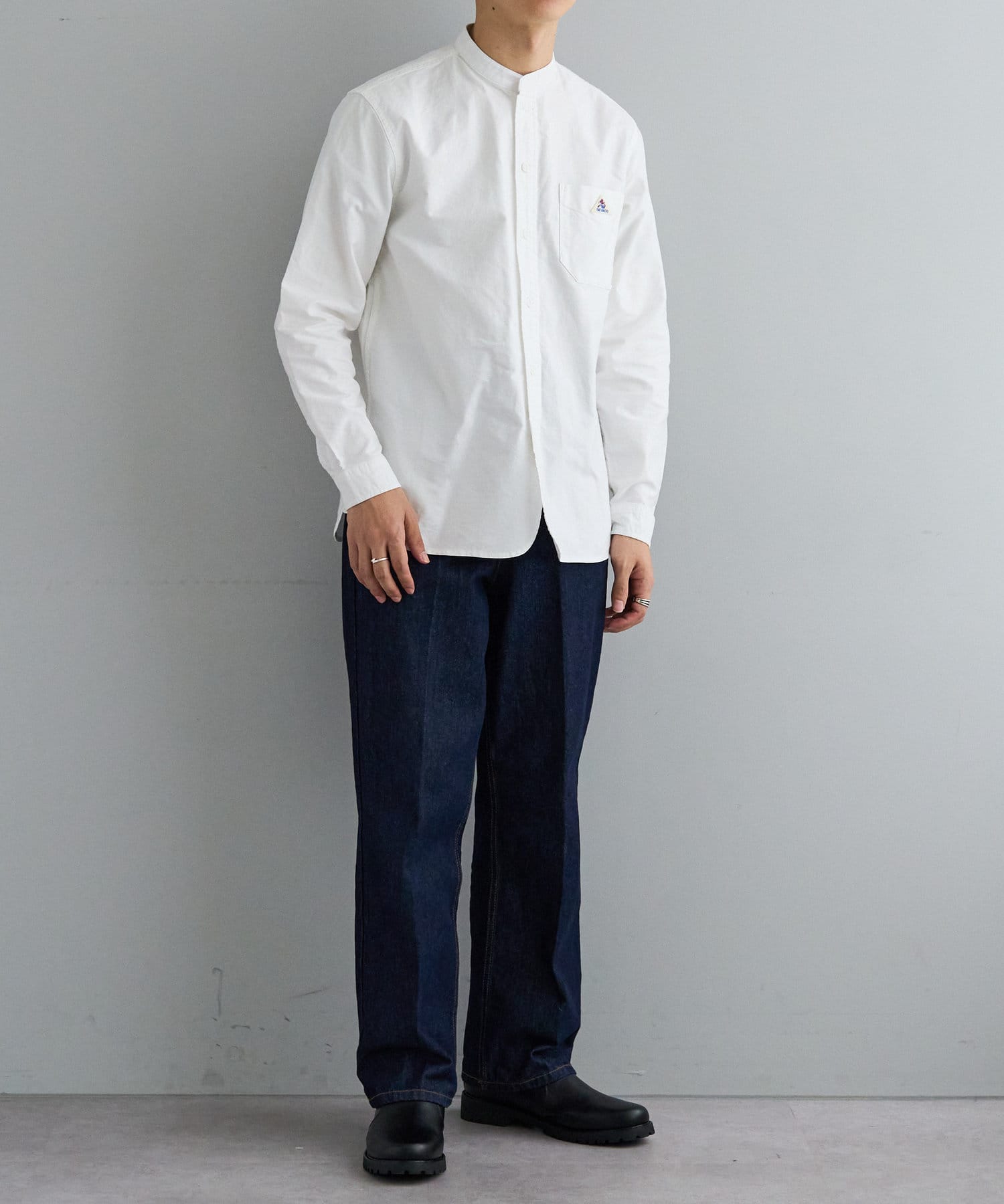 GEVACO/ゲバコ】Oxford Band Collar LS Shirts | Discoat(ディスコート ...