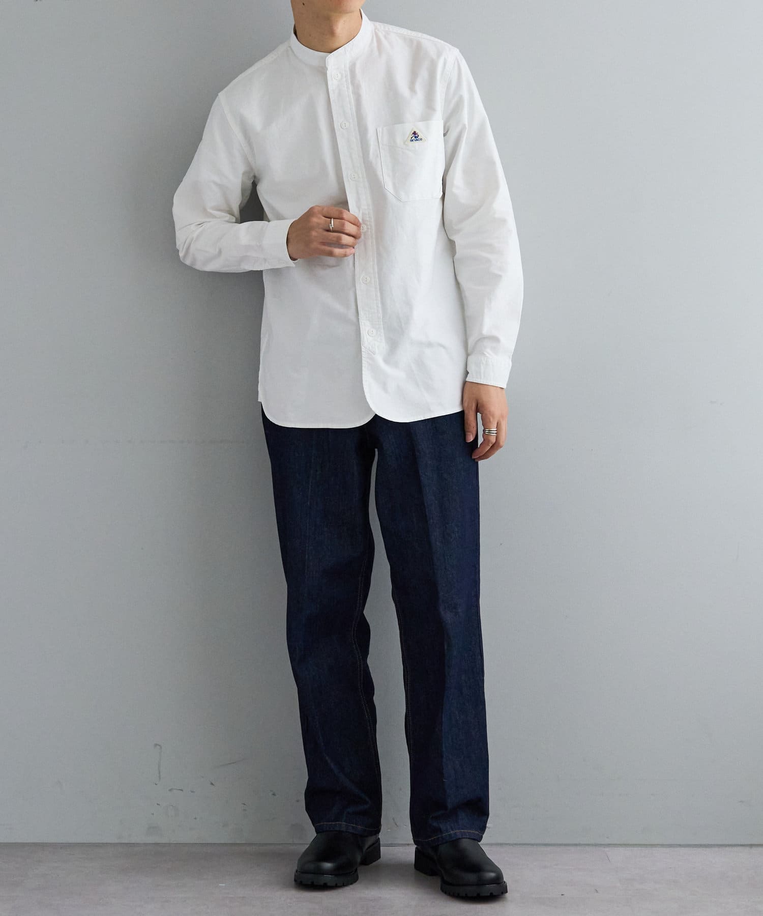 GEVACO/ゲバコ】Oxford Band Collar LS Shirts | Discoat(ディスコート ...