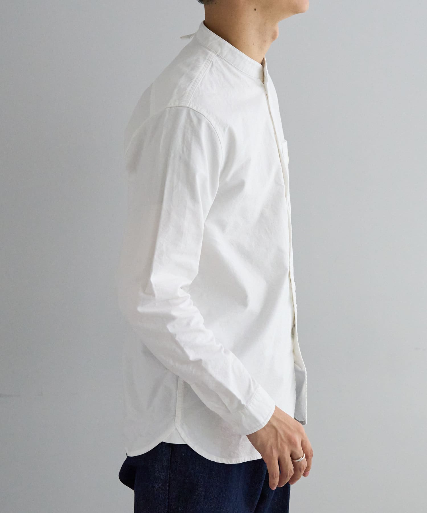 GEVACO/ゲバコ】Oxford Band Collar LS Shirts | Discoat(ディスコート ...