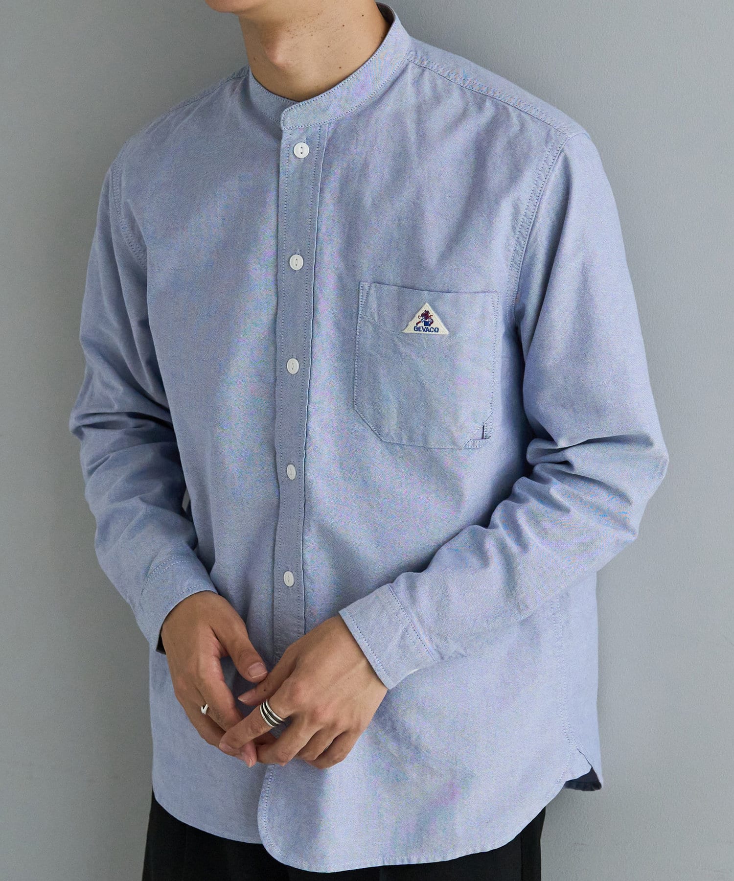 GEVACO/ゲバコ】Oxford Band Collar LS Shirts | Discoat(ディスコート ...