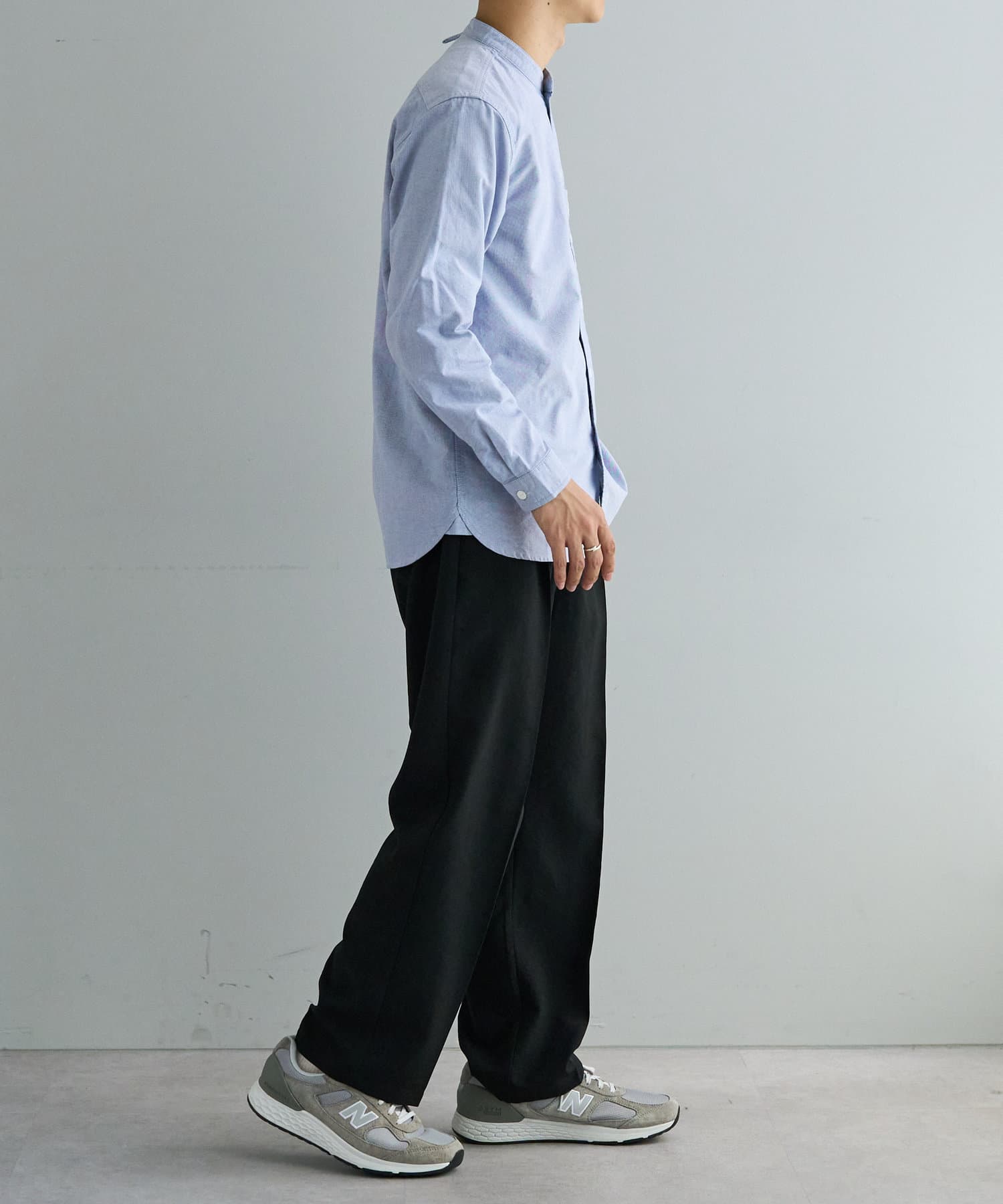GEVACO/ゲバコ】Oxford Band Collar LS Shirts | Discoat(ディスコート ...