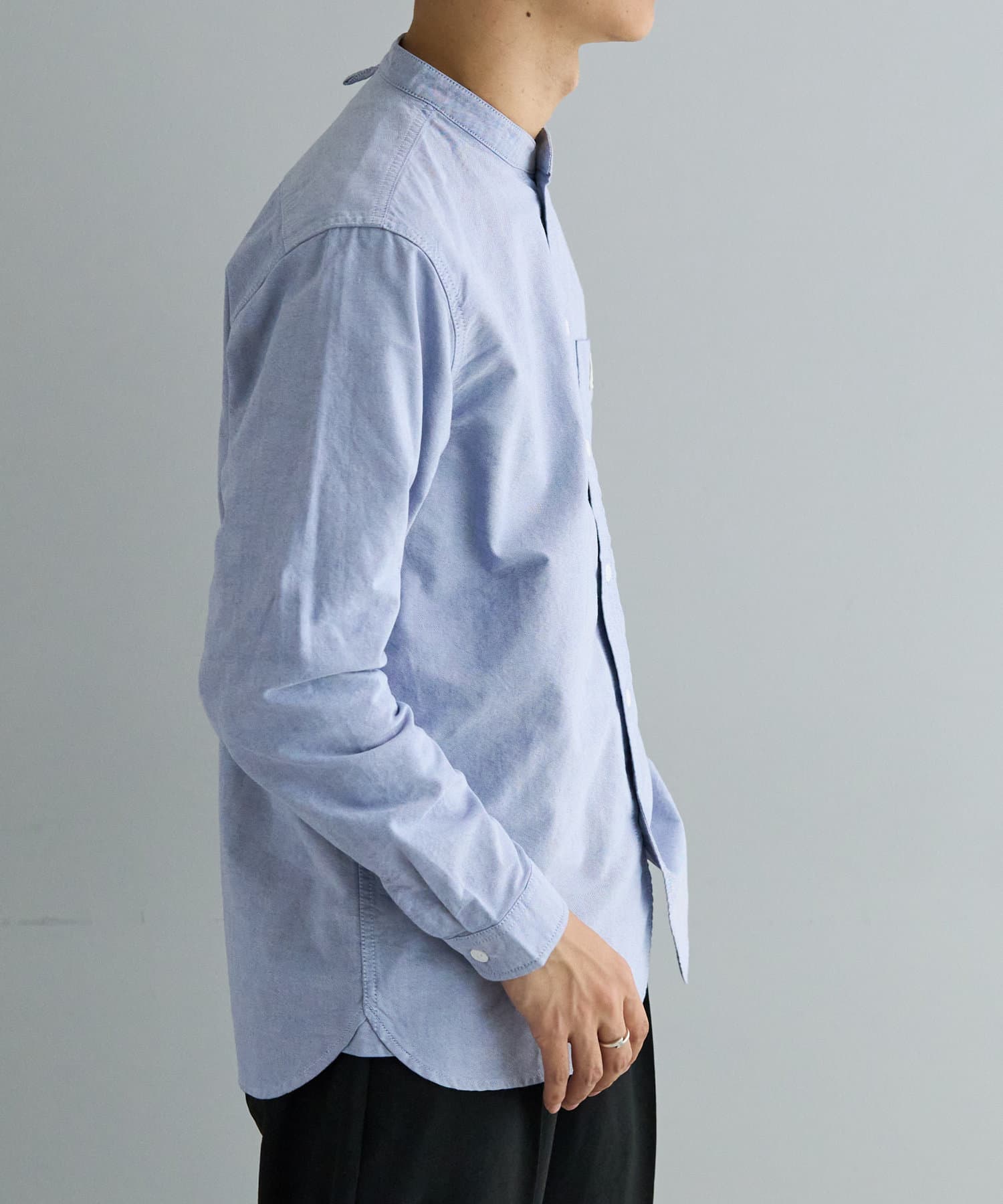 GEVACO/ゲバコ】Oxford Band Collar LS Shirts | Discoat(ディスコート ...