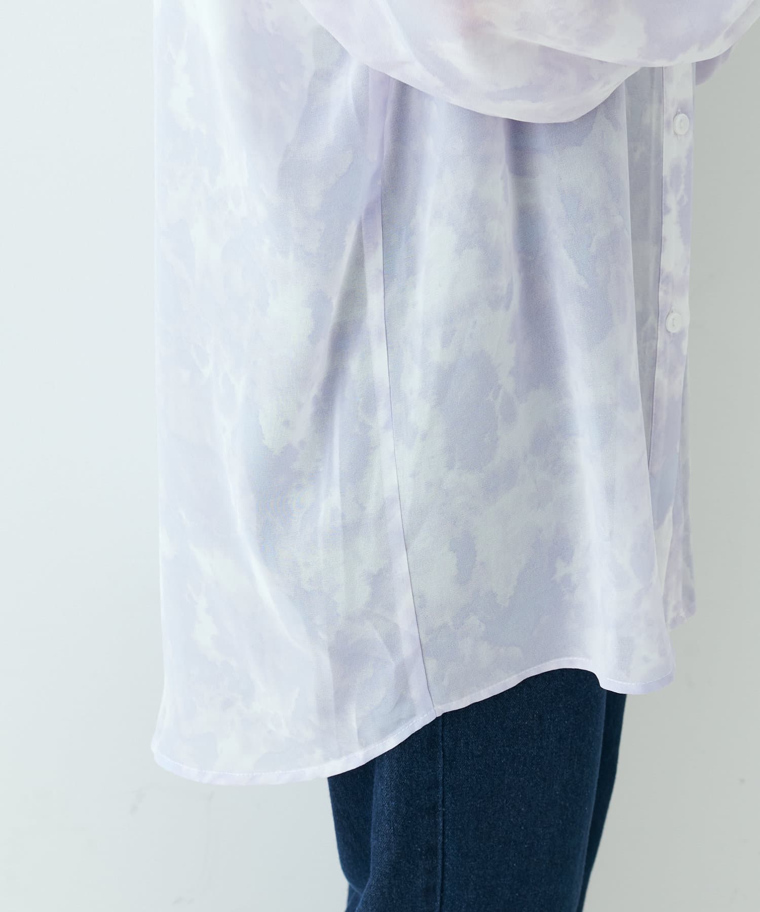 ムラ染めシアーシャツ | NICE CLAUP / OLIVE des OLIVE OUTLET(ナイスクラップ / オリーブ デ オリーブ ...