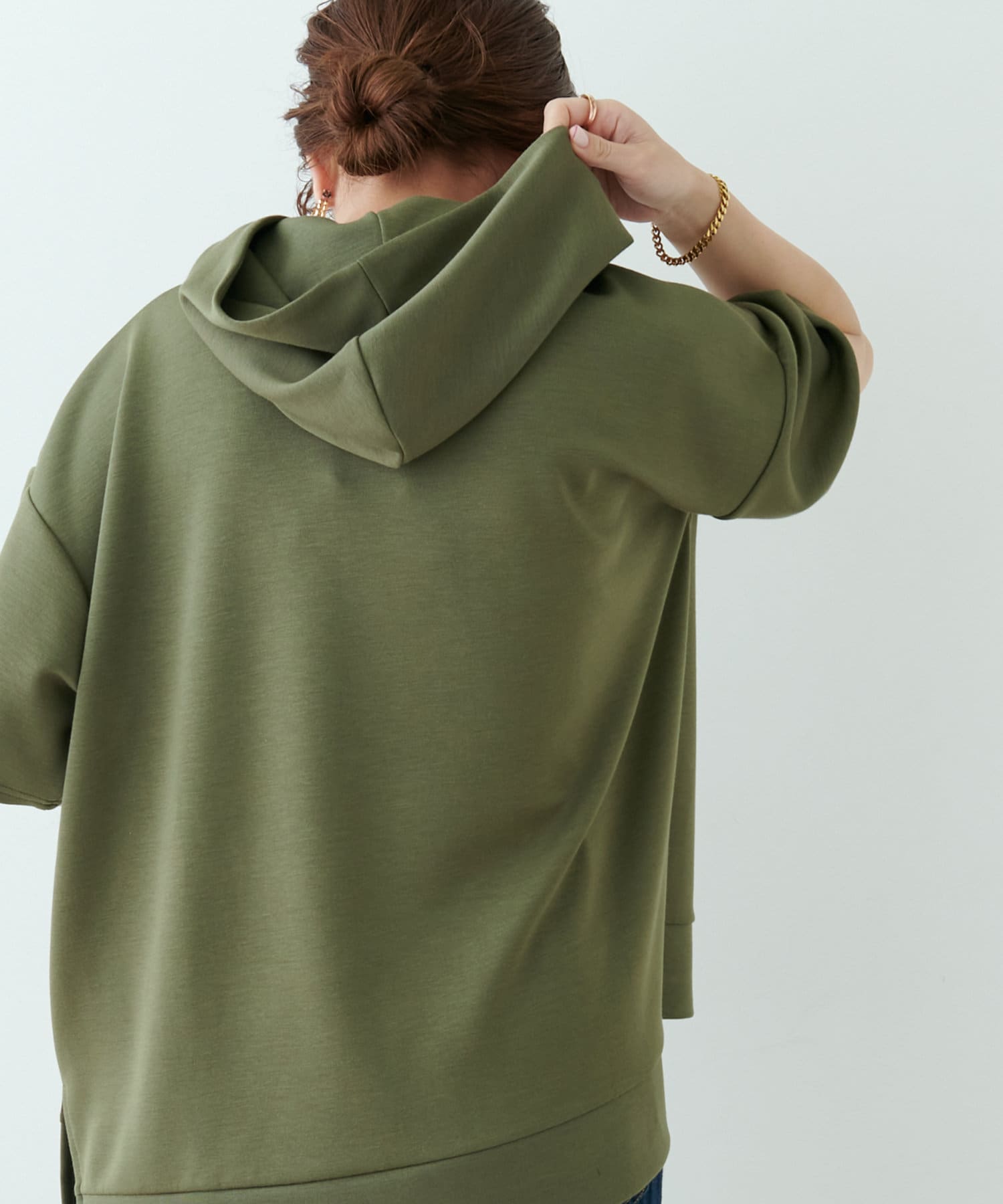 サマ見え。キレイめパーカー】ダンボールパーカー | NICE CLAUP