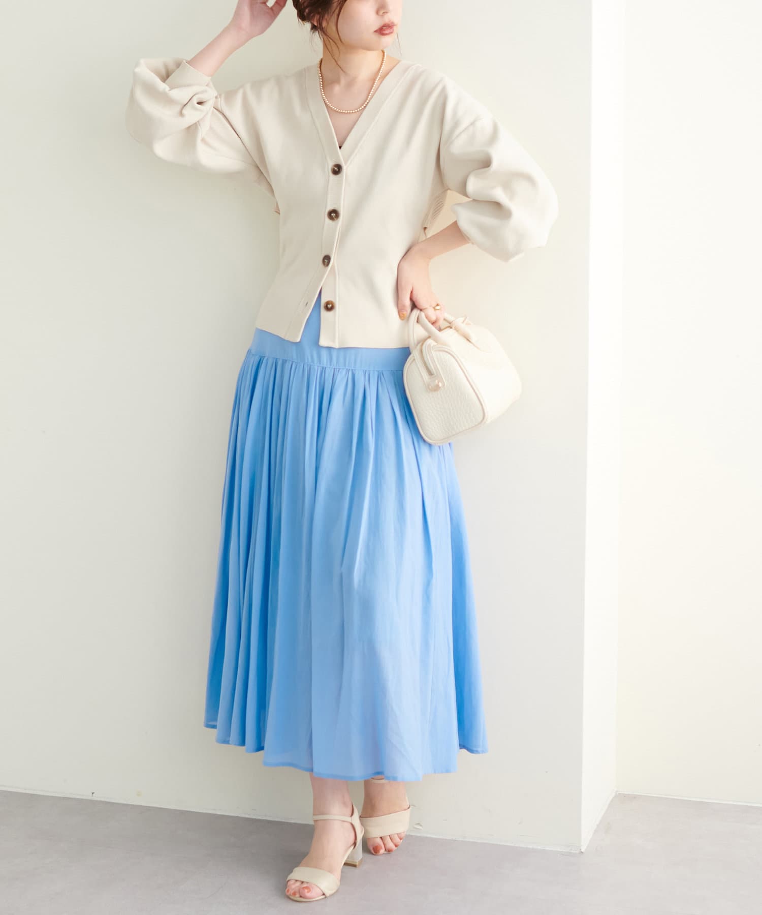 【完売品】natural couture miffyポリニットカーデ　ブルー 完売品】natural couture miffyポリニットカーデ ブルー - メルカリ