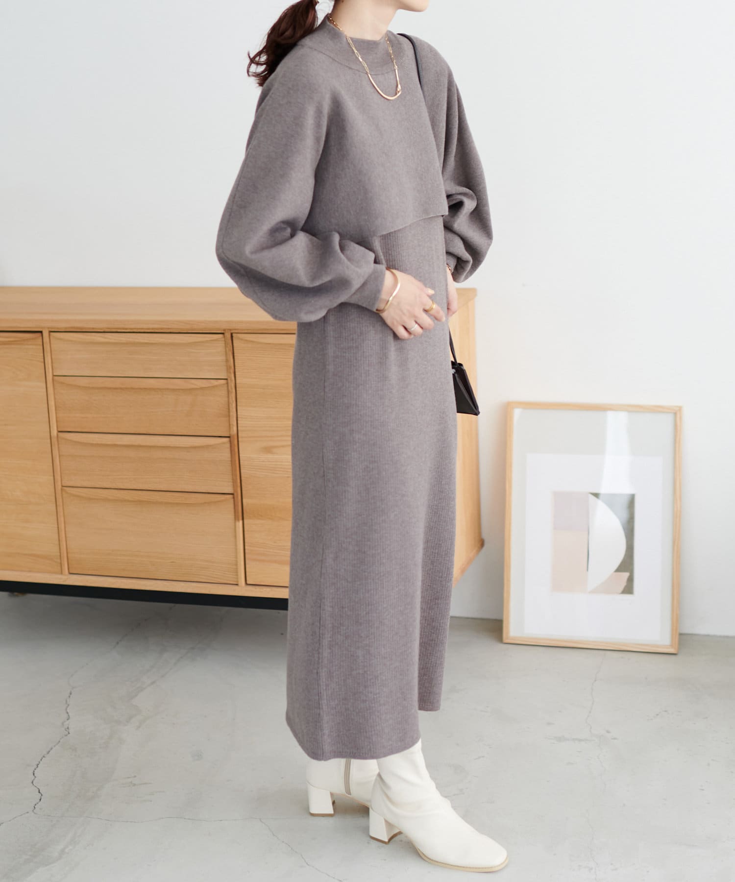 3way ニットワンピース Discoat ディスコート レディース Pal Closet パルクローゼット パルグループ公式ファッション通販サイト