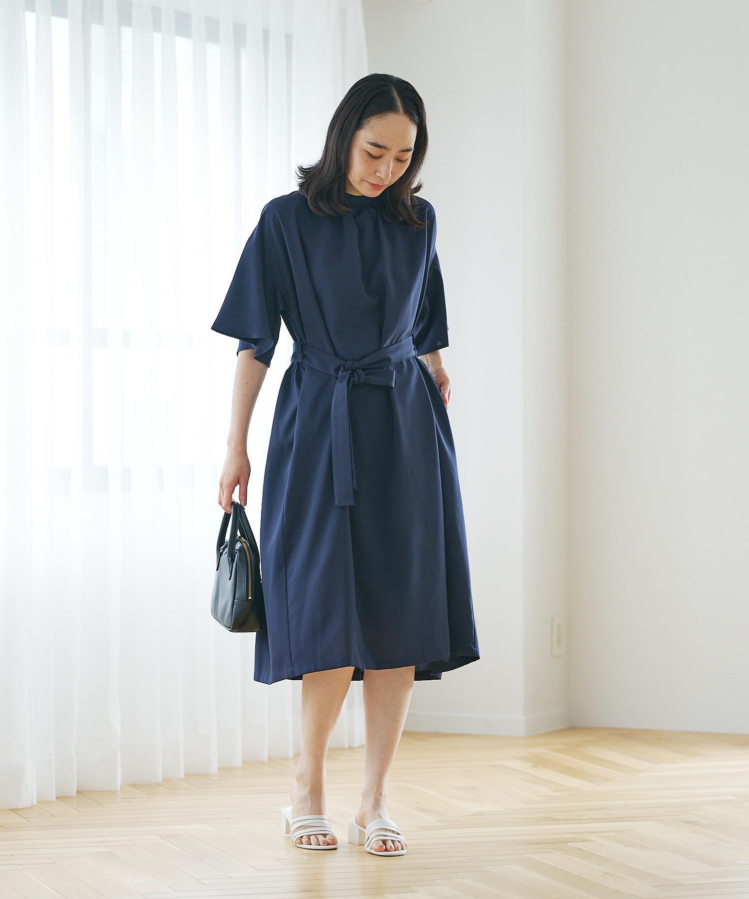 Du Noir ちょい甘ディテールがちょうどいい きちんとワンピース Pual Ce Cin ピュアルセシン レディース Pal Closet パルクローゼット パルグループ公式ファッション通販サイト